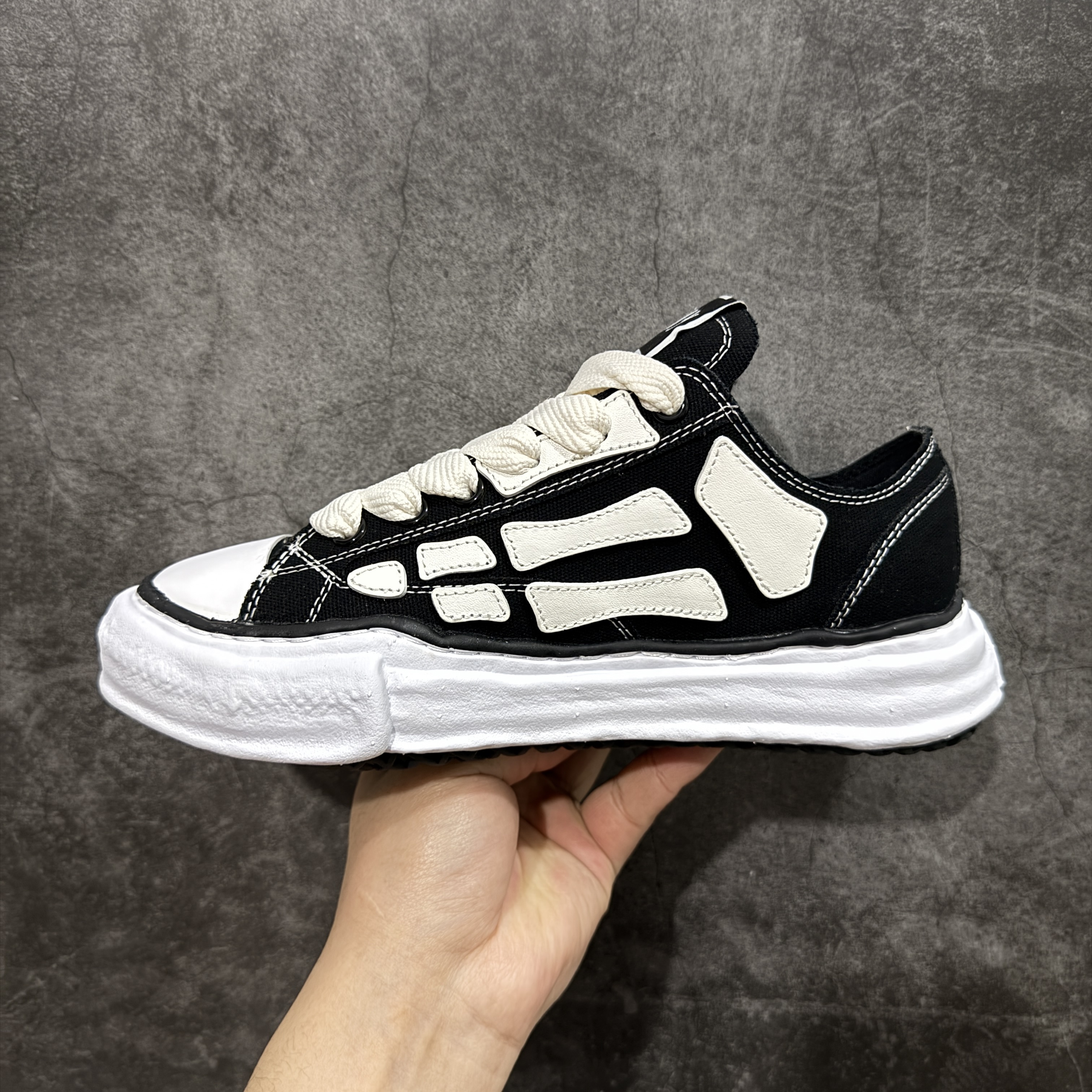 AMIRI MMY Bones x Maison MIHARA YASUHIRO Black（AMFOSR1076-001）