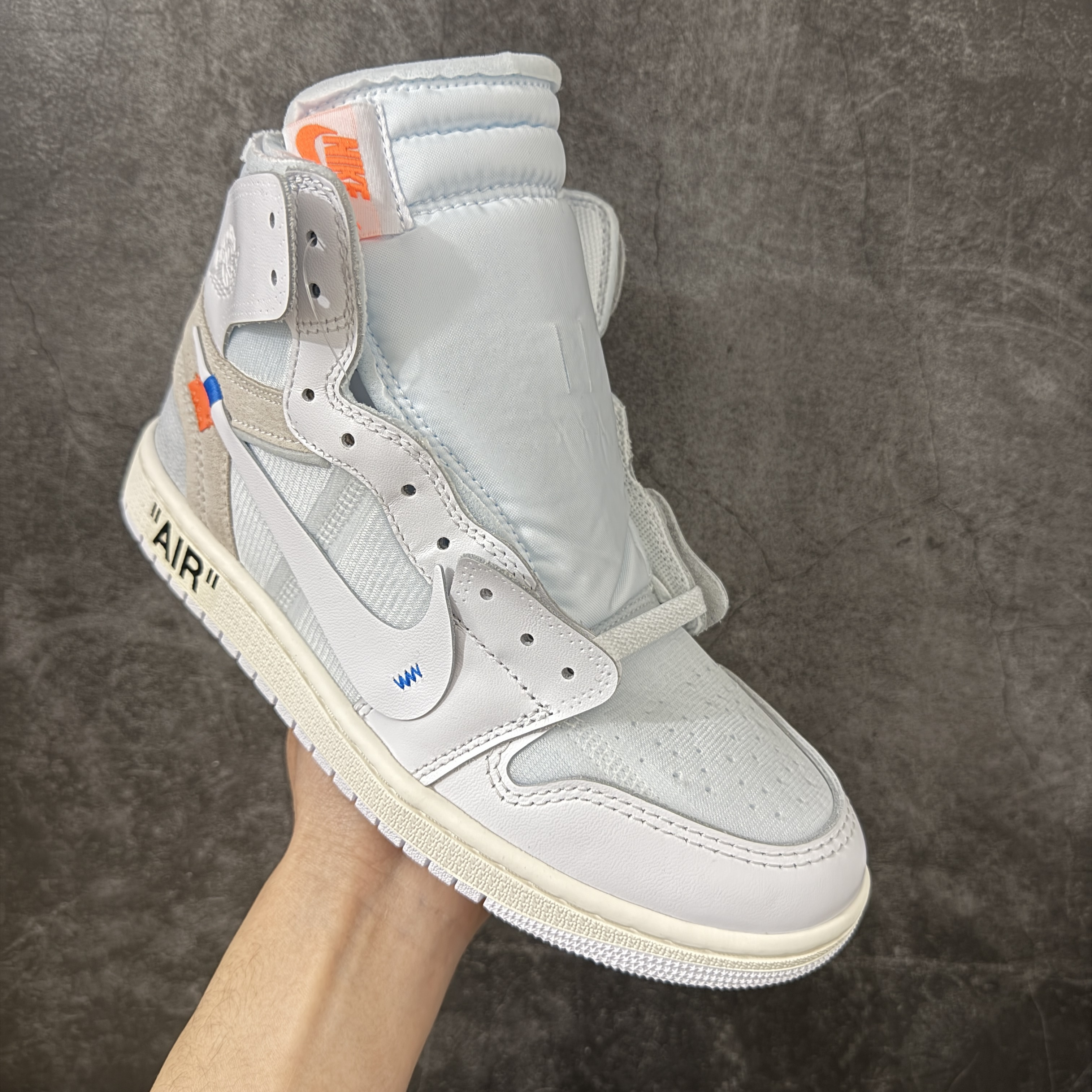 Off-White × Nike Air Jordan 1 Retro High OG "Alaska"（26ss） (AA3834-100)