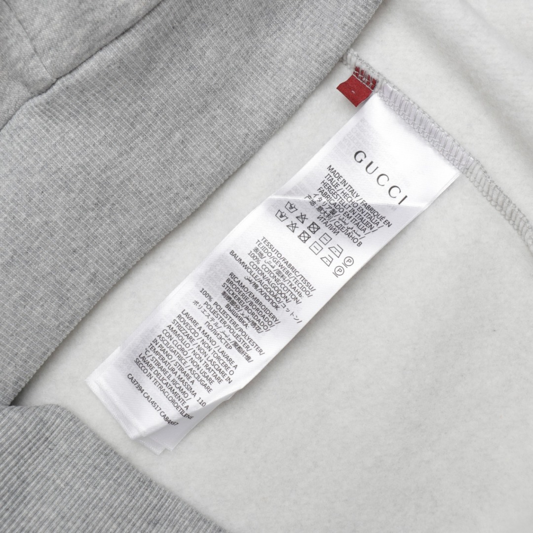 GUCCI Knitted cotton hooded sweatshirt（768444-XJG2X-1160）