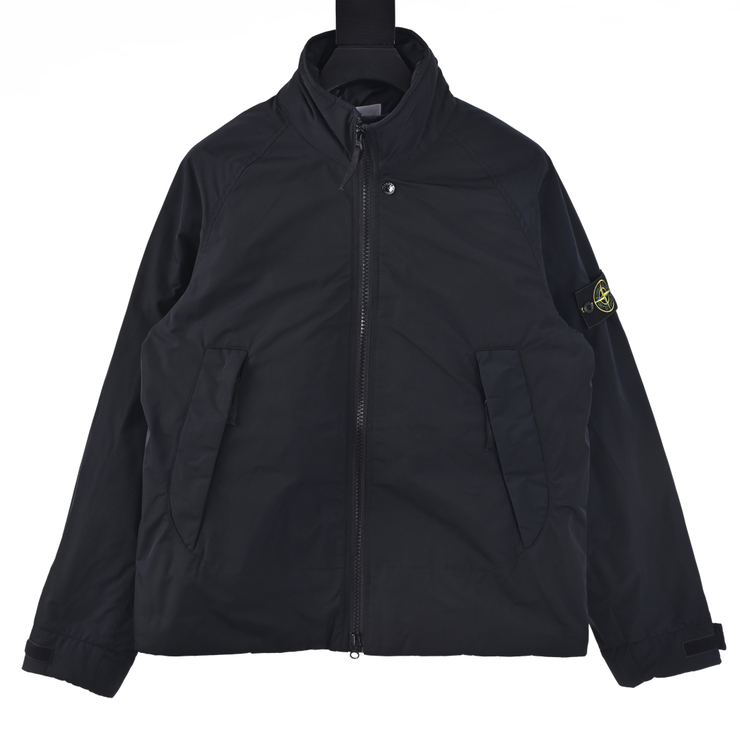 STONE ISLAND DOUBLE ZIP HOODED STRETCH JACKET STONE ISLAND DOUBLE ZIP HOODED STRETCH JACKET