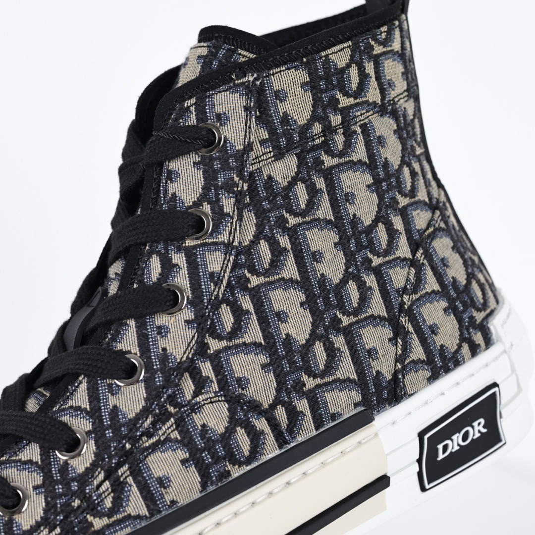 Dior B23 High 'Dior Oblique -Black Beige'（3SH126ZSA H961）