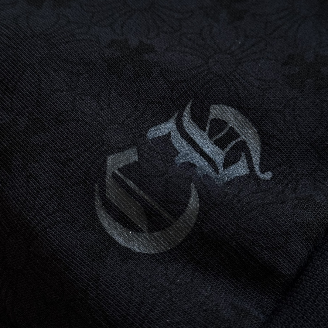 Chrome-patterned men's pullover hoodie (CH-2022110801）