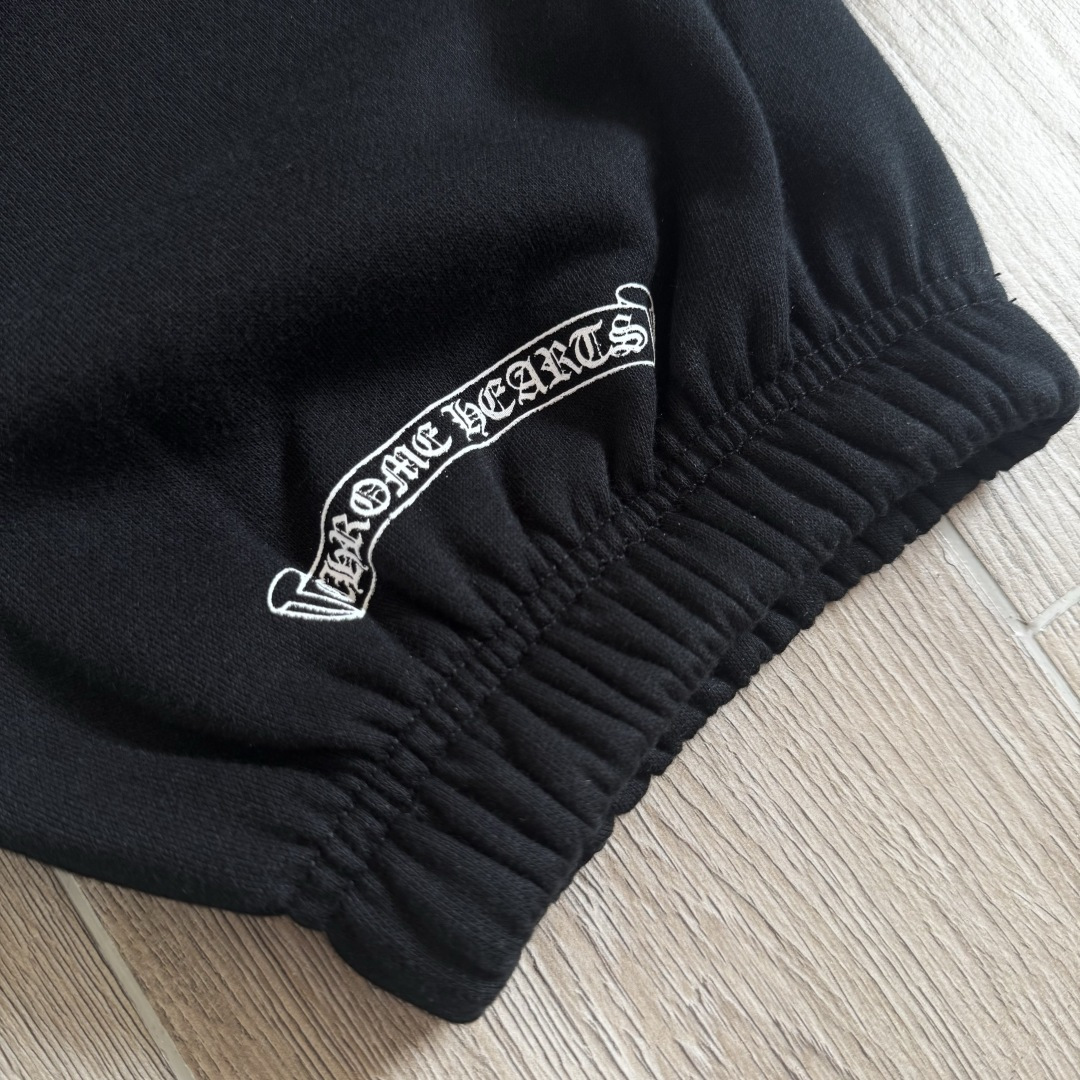 Chrome Hearts Logo Sweatpants "Black" (CH-00006）