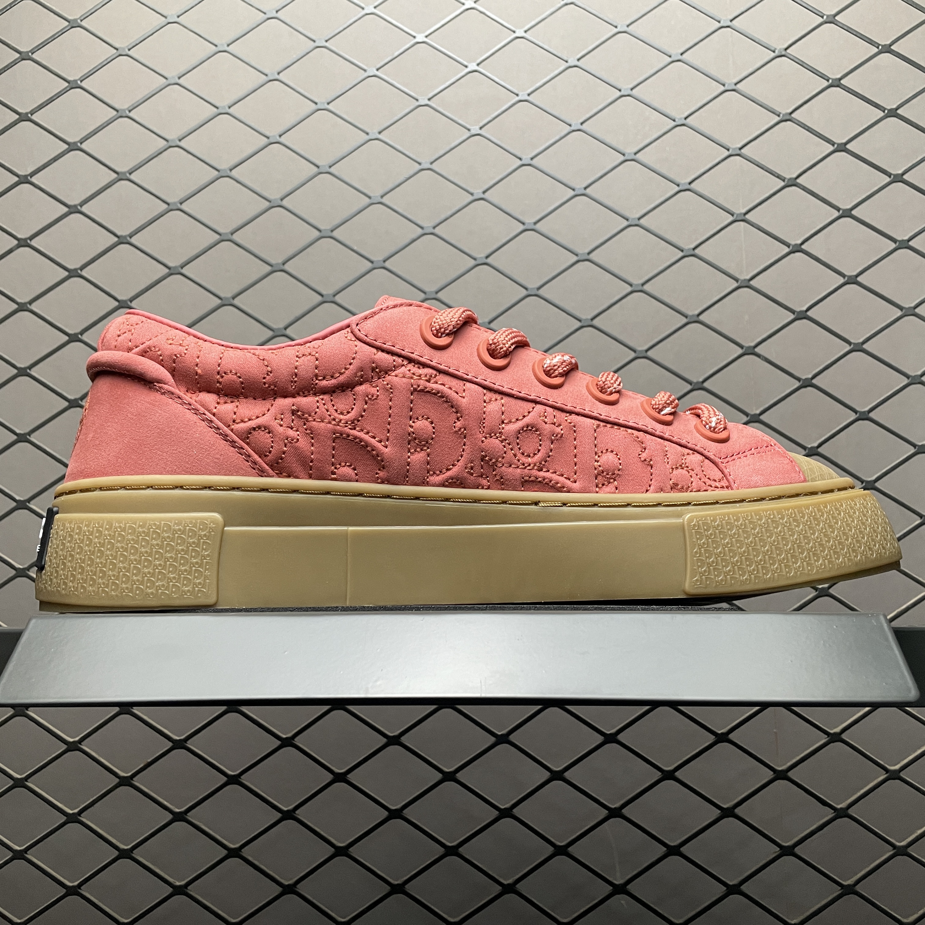 Stone Island x Dior B33 Skateboard Shoes "Red"（3SN303ZAM-H440）