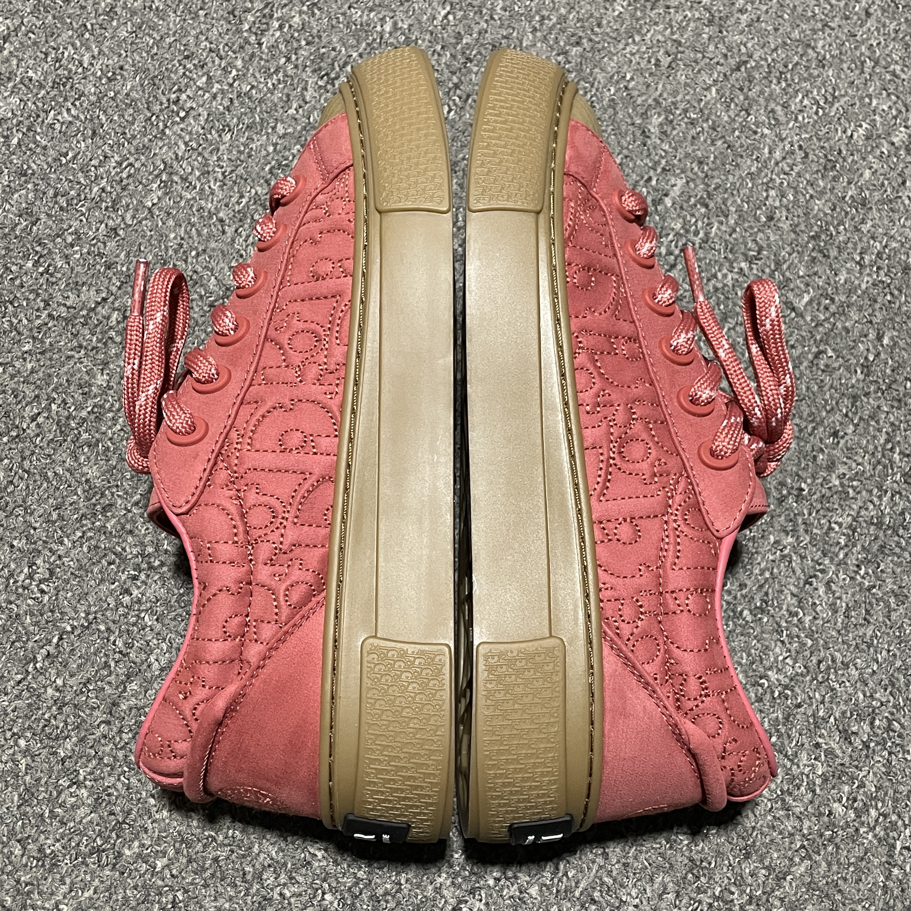 Stone Island x Dior B33 Skateboard Shoes "Red"（3SN303ZAM-H440）