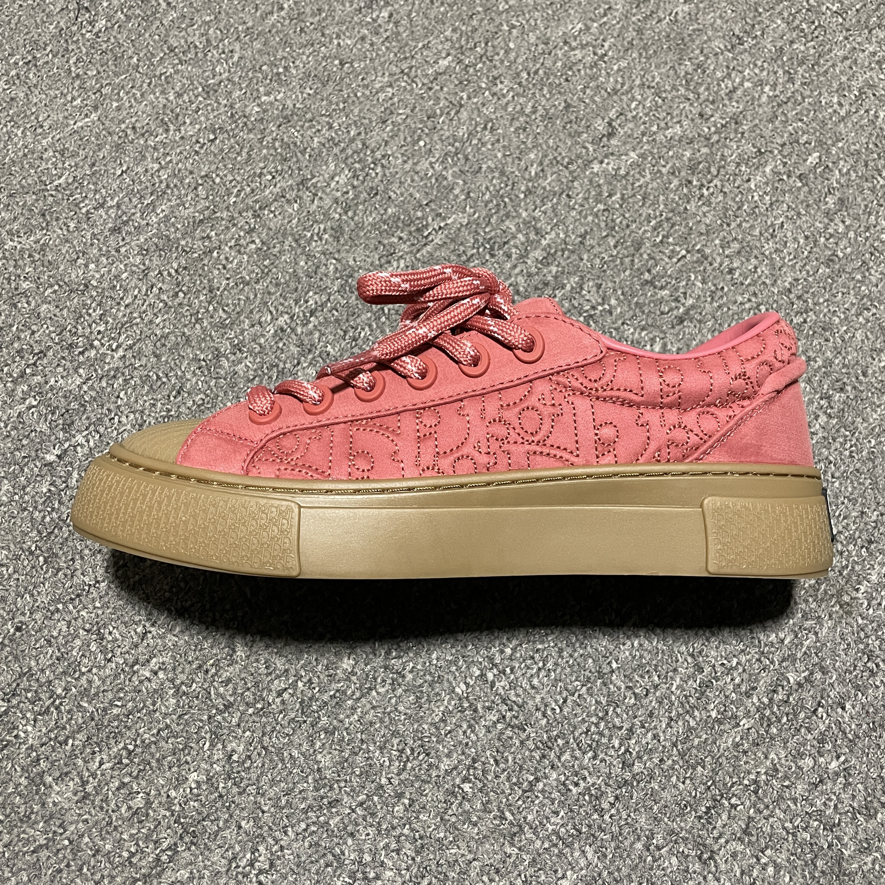 Stone Island x Dior B33 Skateboard Shoes "Red"（3SN303ZAM-H440）