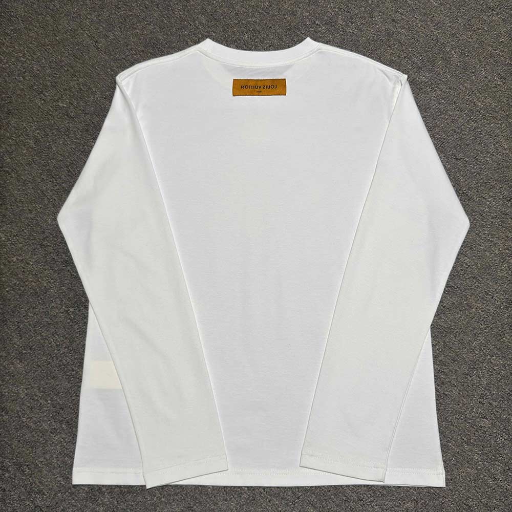 Louis Vuitton Embossed LV long sleeve T-shirt（1AGJQJ）