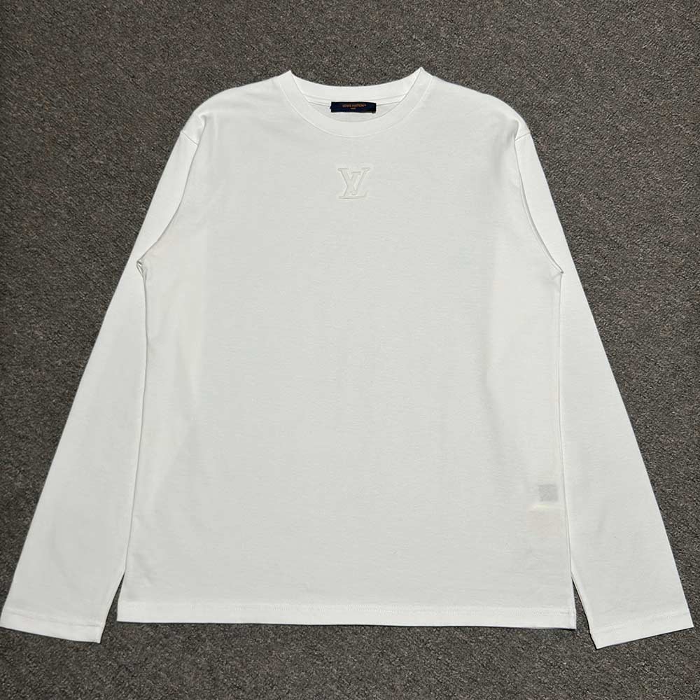 Louis Vuitton Embossed LV long sleeve T-shirt（1AGJQJ）