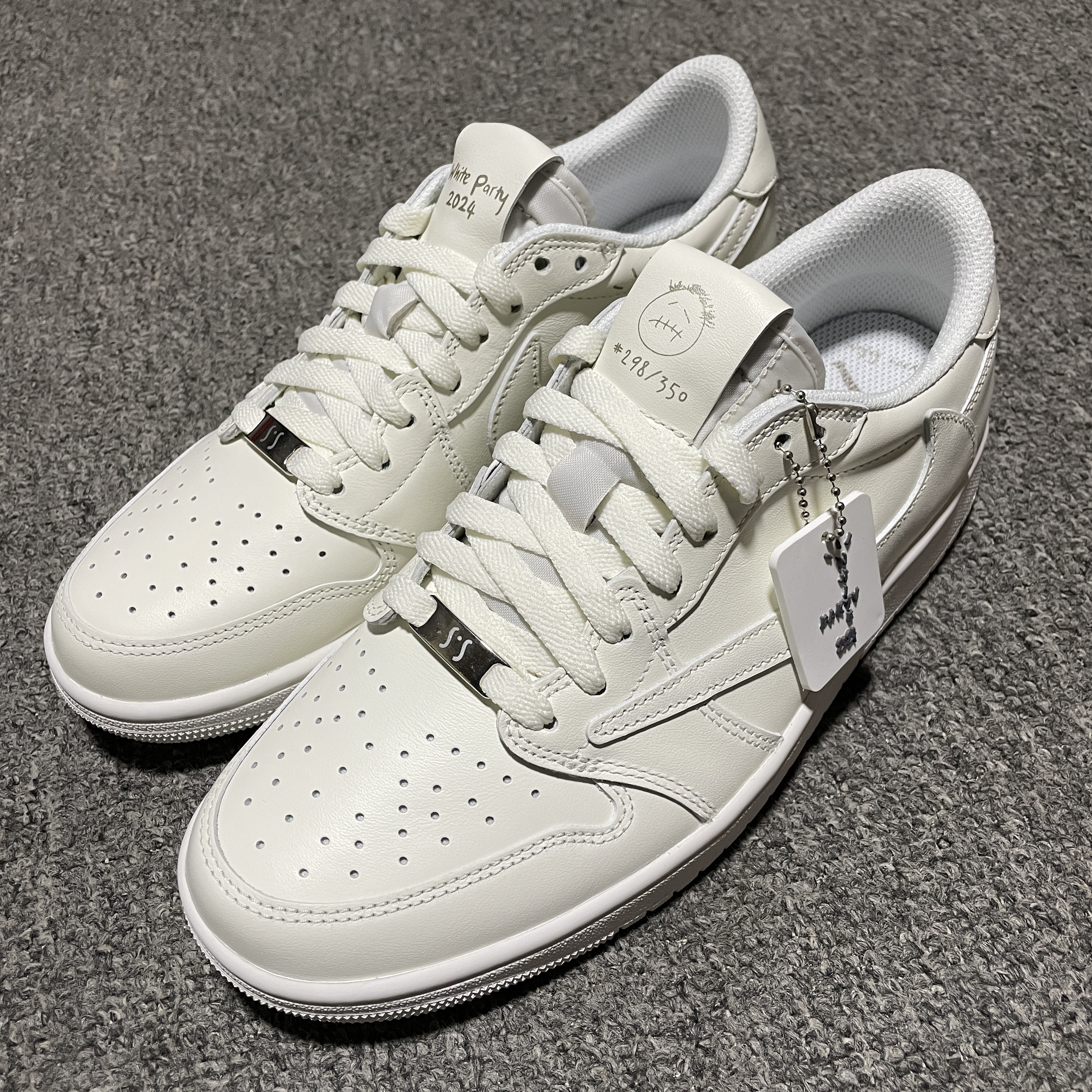 Travis Scott x Nike Air Jordan 1 Low OG “White Party (TD1226-111)