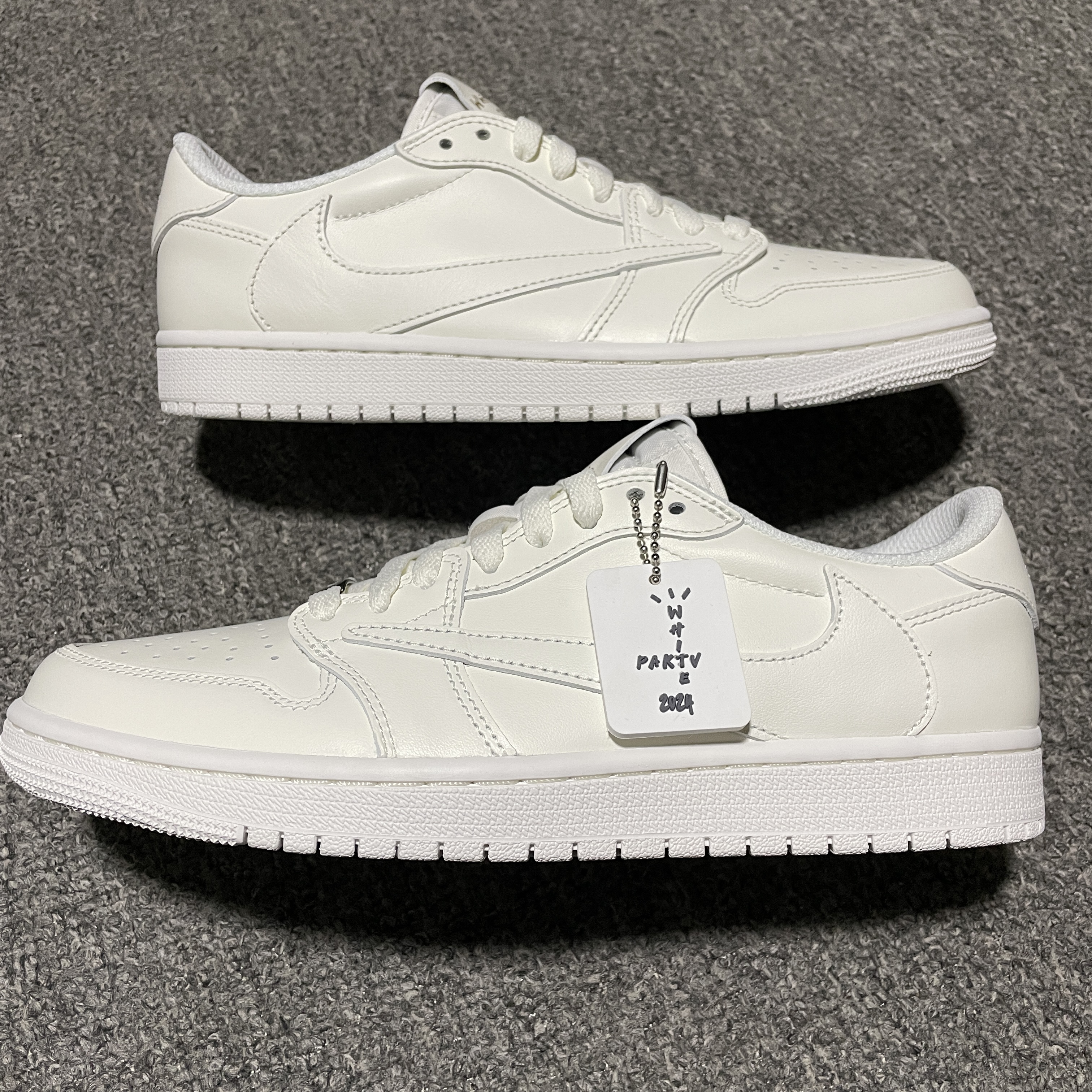 Travis Scott x Nike Air Jordan 1 Low OG “White Party (TD1226-111)