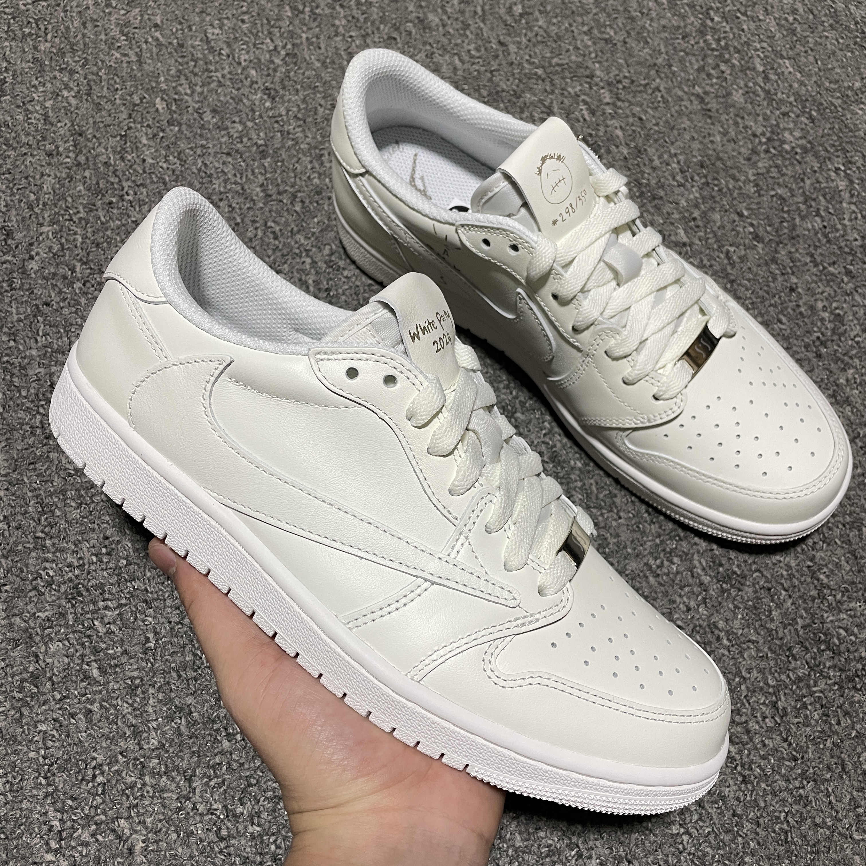Travis Scott x Nike Air Jordan 1 Low OG “White Party (TD1226-111)