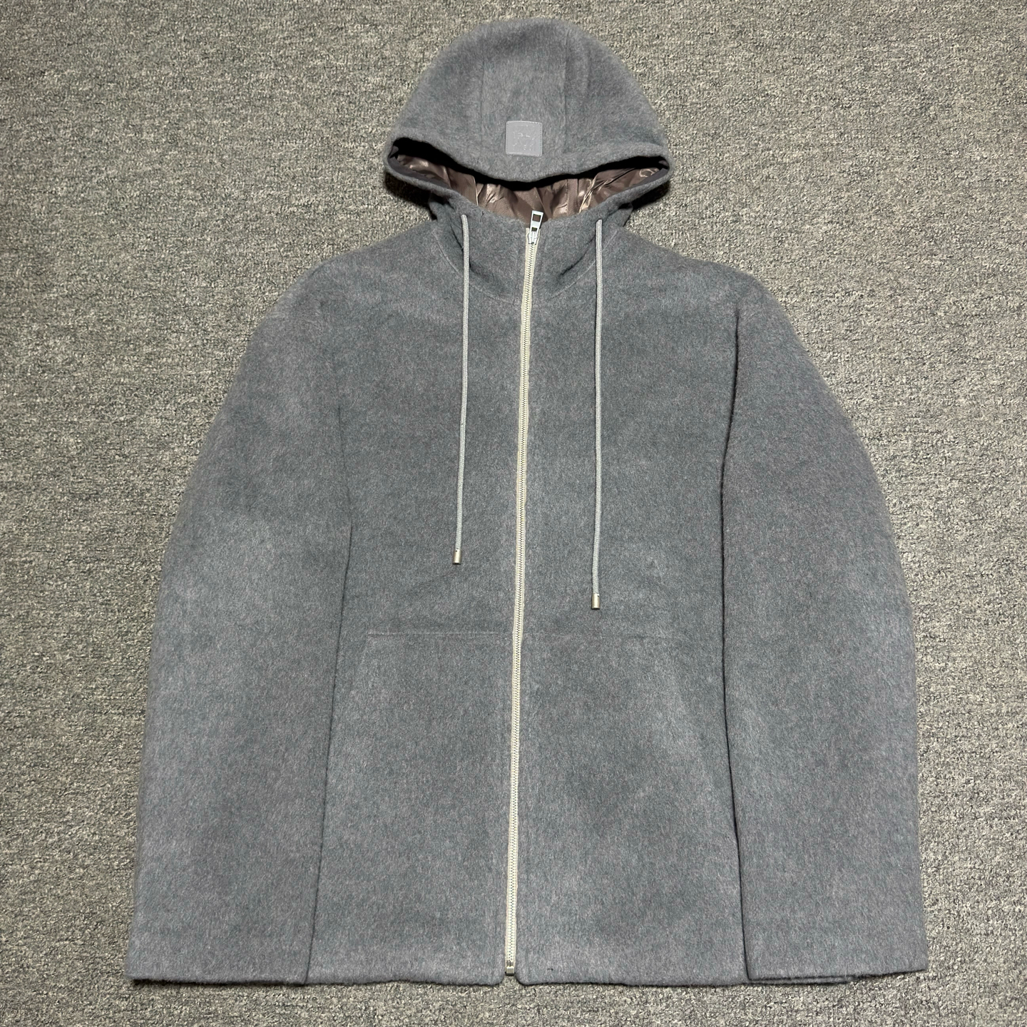 LOEWE Wool zip-up hoodie  (H526Y03WAR-1440）