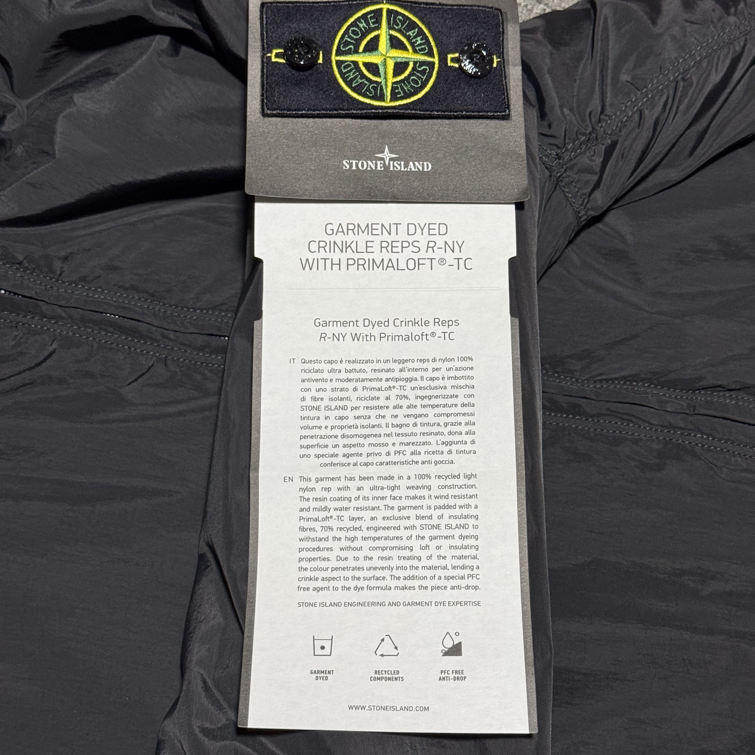 STONE ISLAND Recycled Nylon With Hooded Blouson（791540823-V0029）