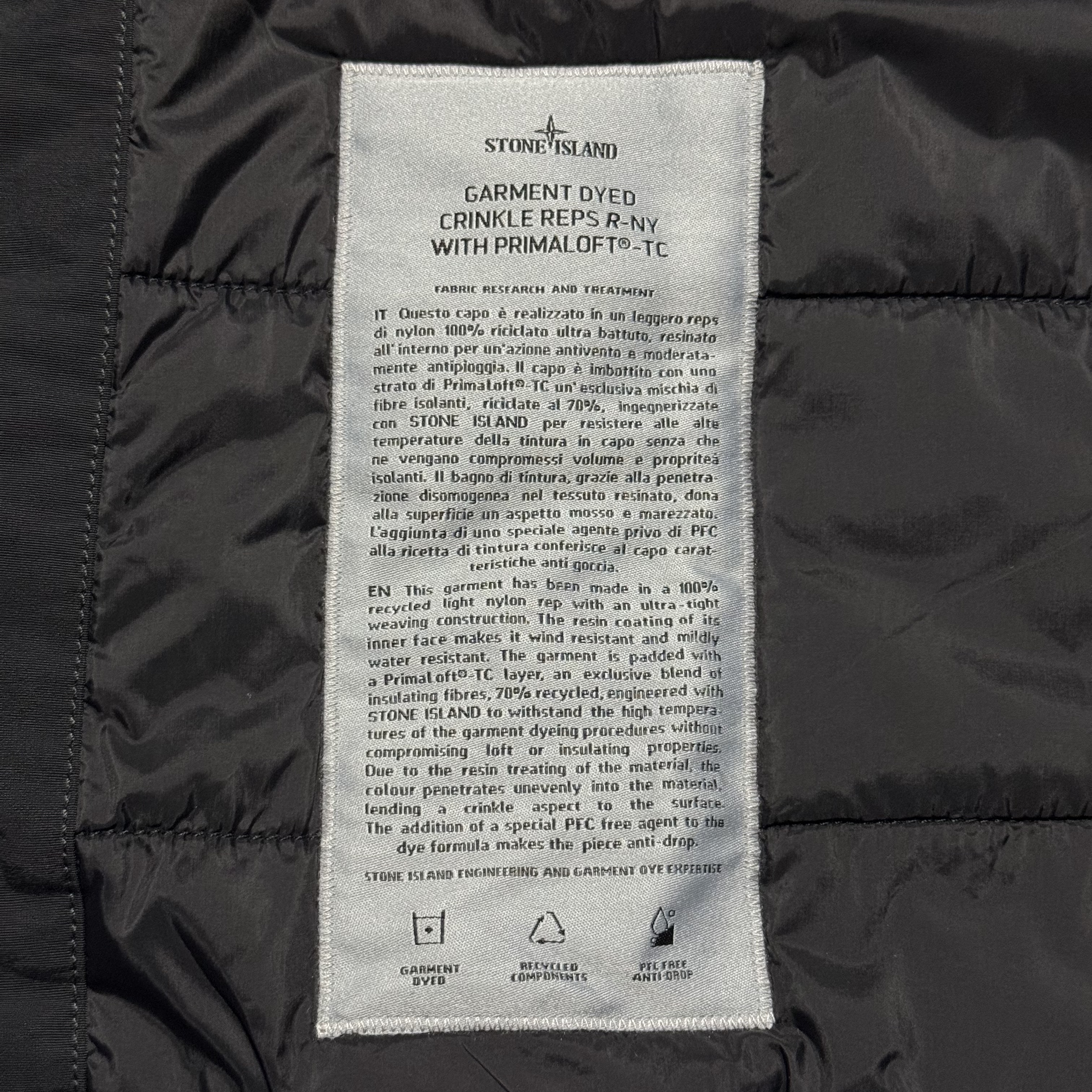 STONE ISLAND Recycled Nylon With Hooded Blouson（791540823-V0029）