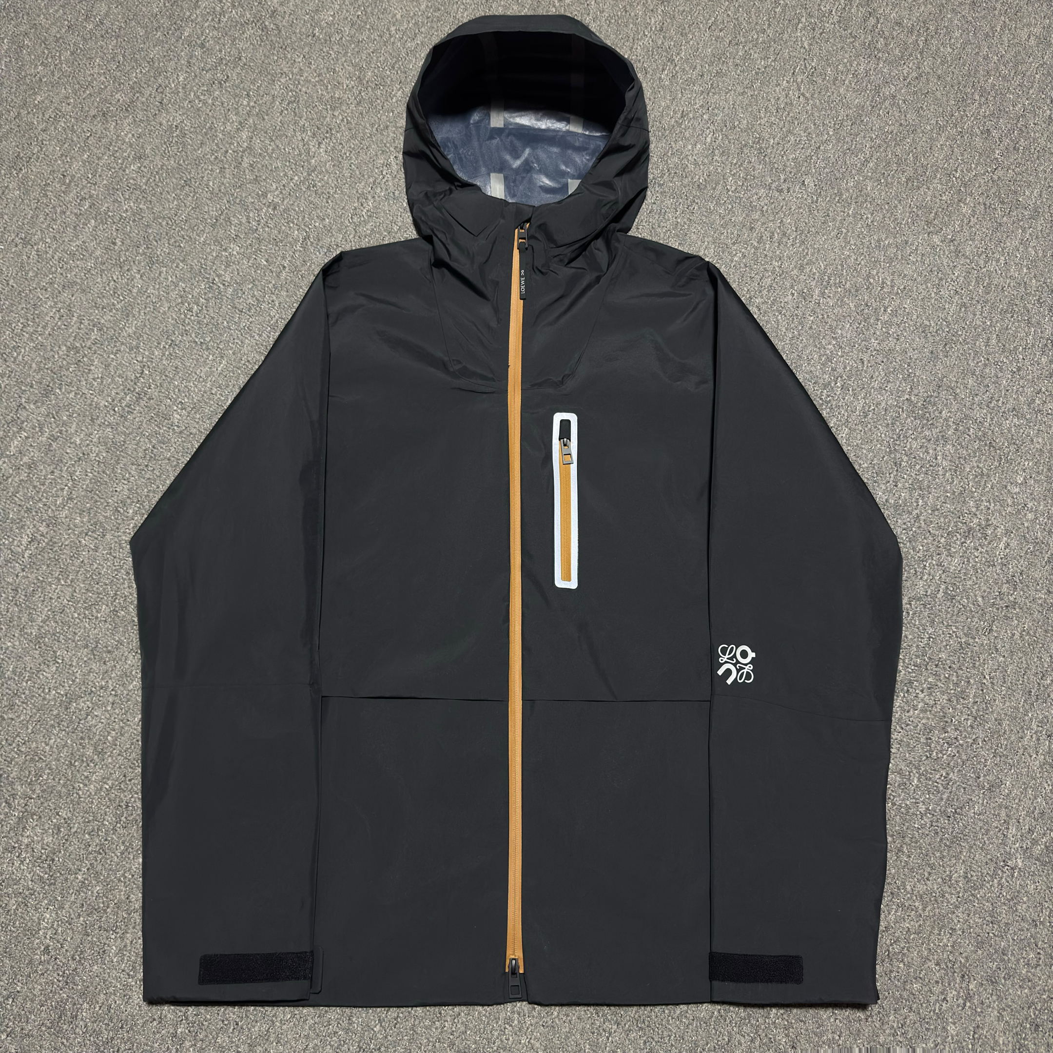 LOEWE Storm jacket in technical shell Black  (H929Y02W17-1100）
