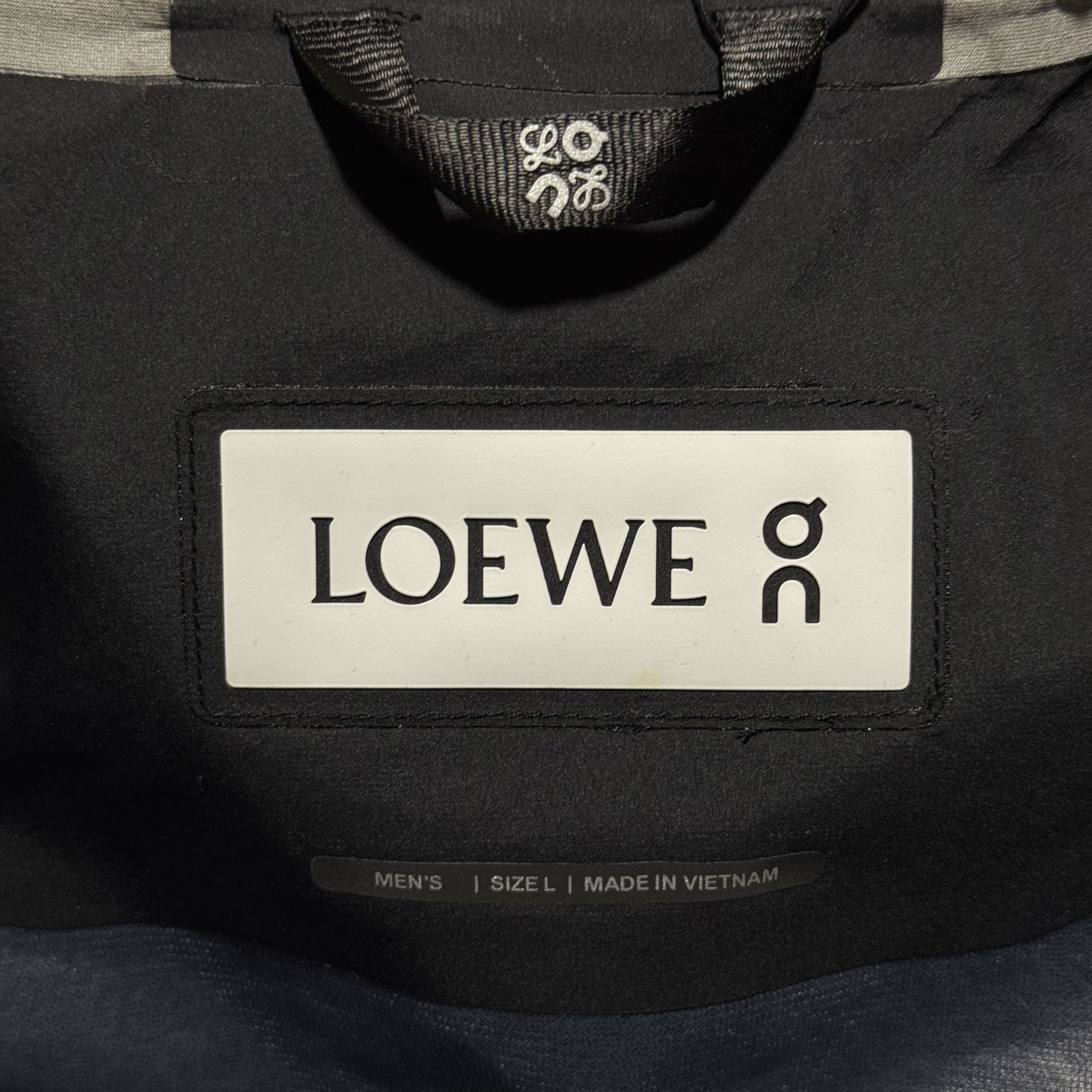 LOEWE Storm jacket in technical shell Black  (H929Y02W17-1100）