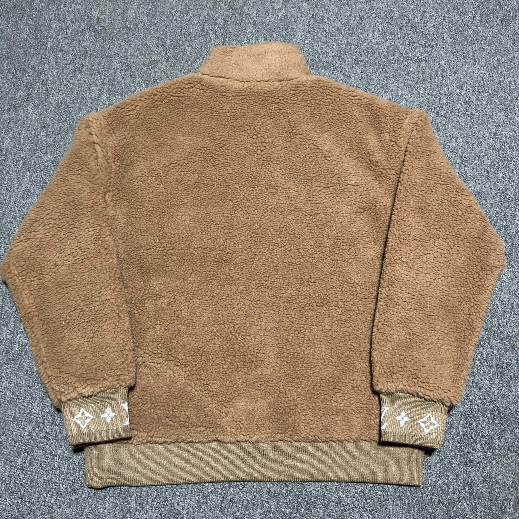 Louis Vuitton Leather patch fleece blouson（1AFXTM）