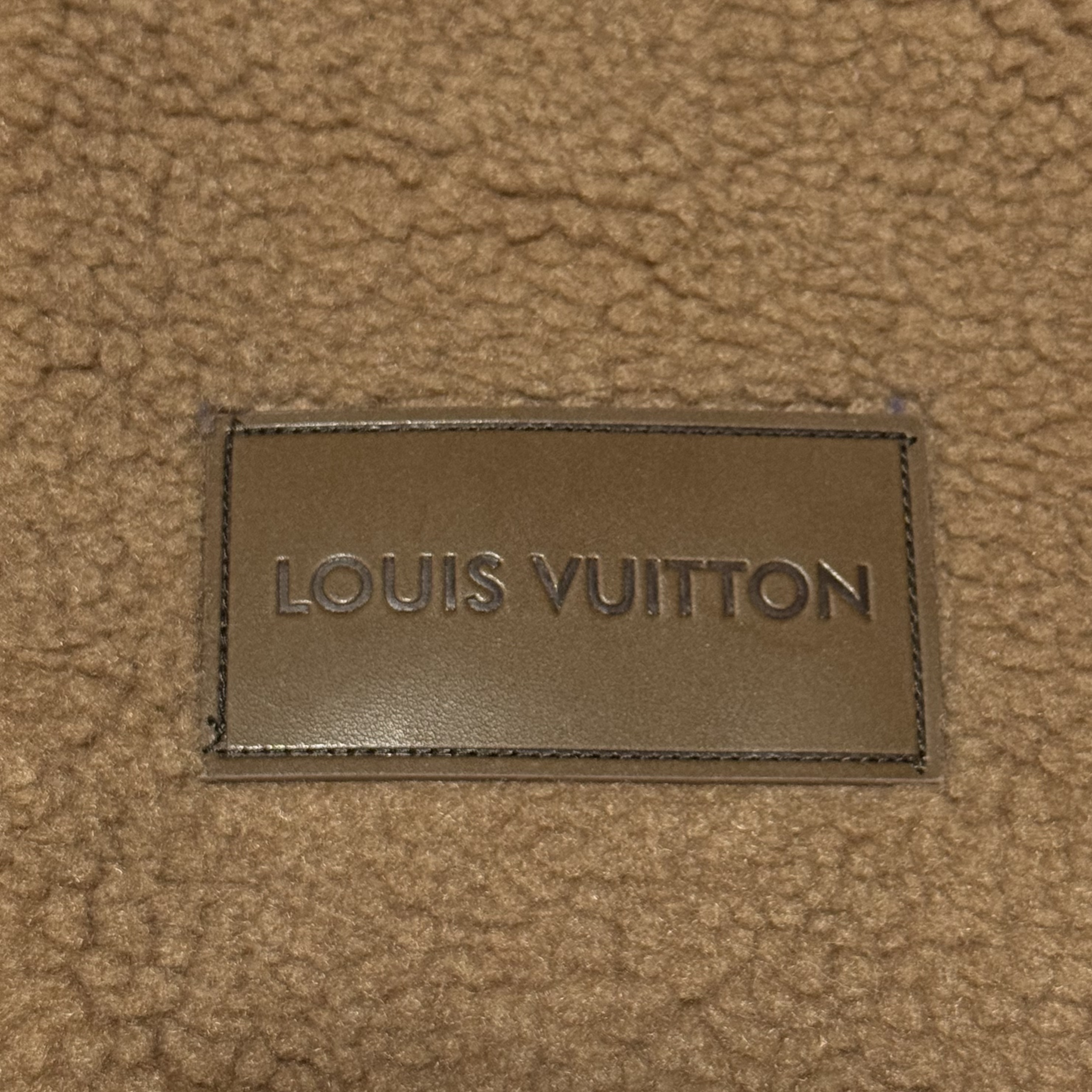 Louis Vuitton Leather patch fleece blouson（1AFXTM）