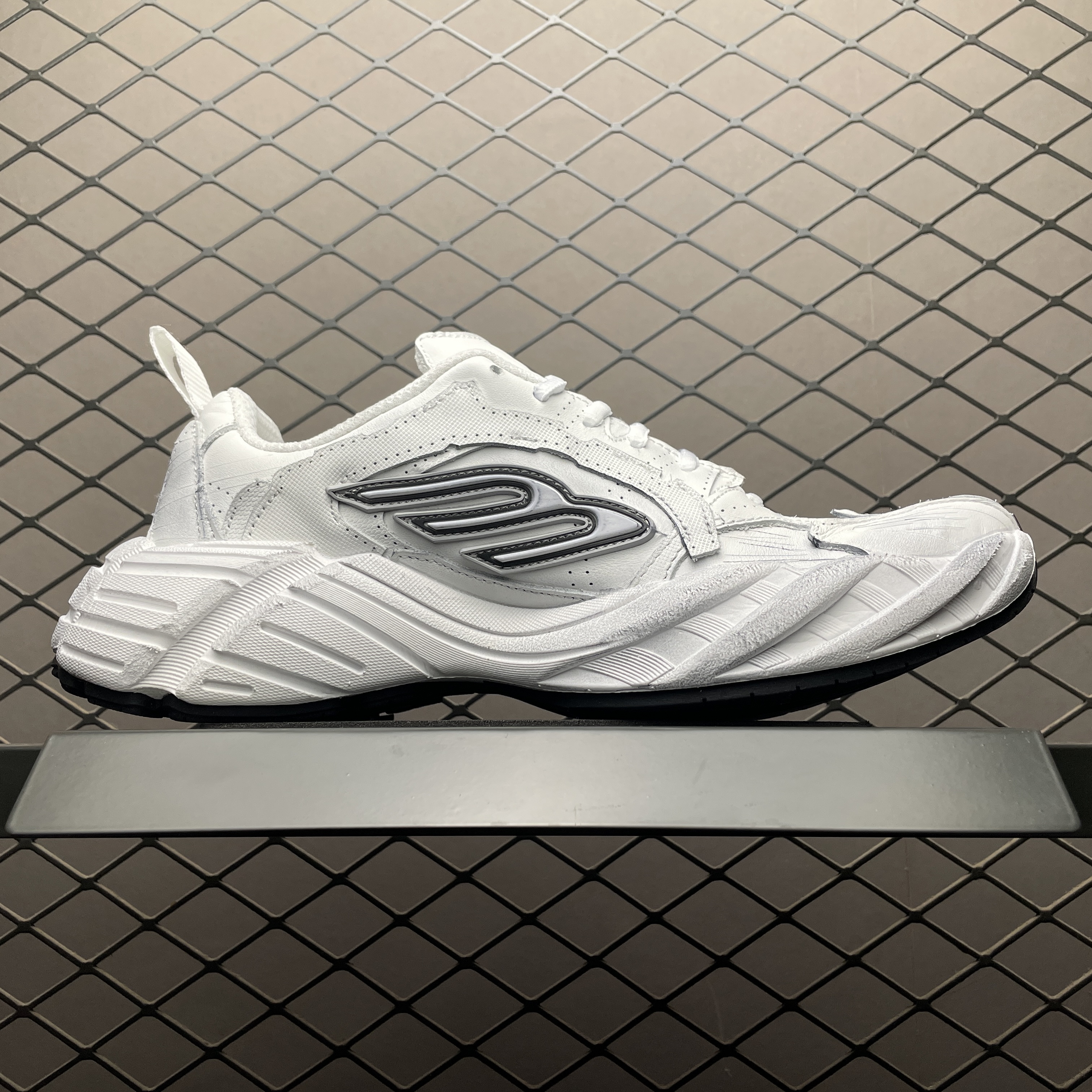 BALENCIAGA Monday Shoe "White/Black/Gray" （825418WDTSC9110）