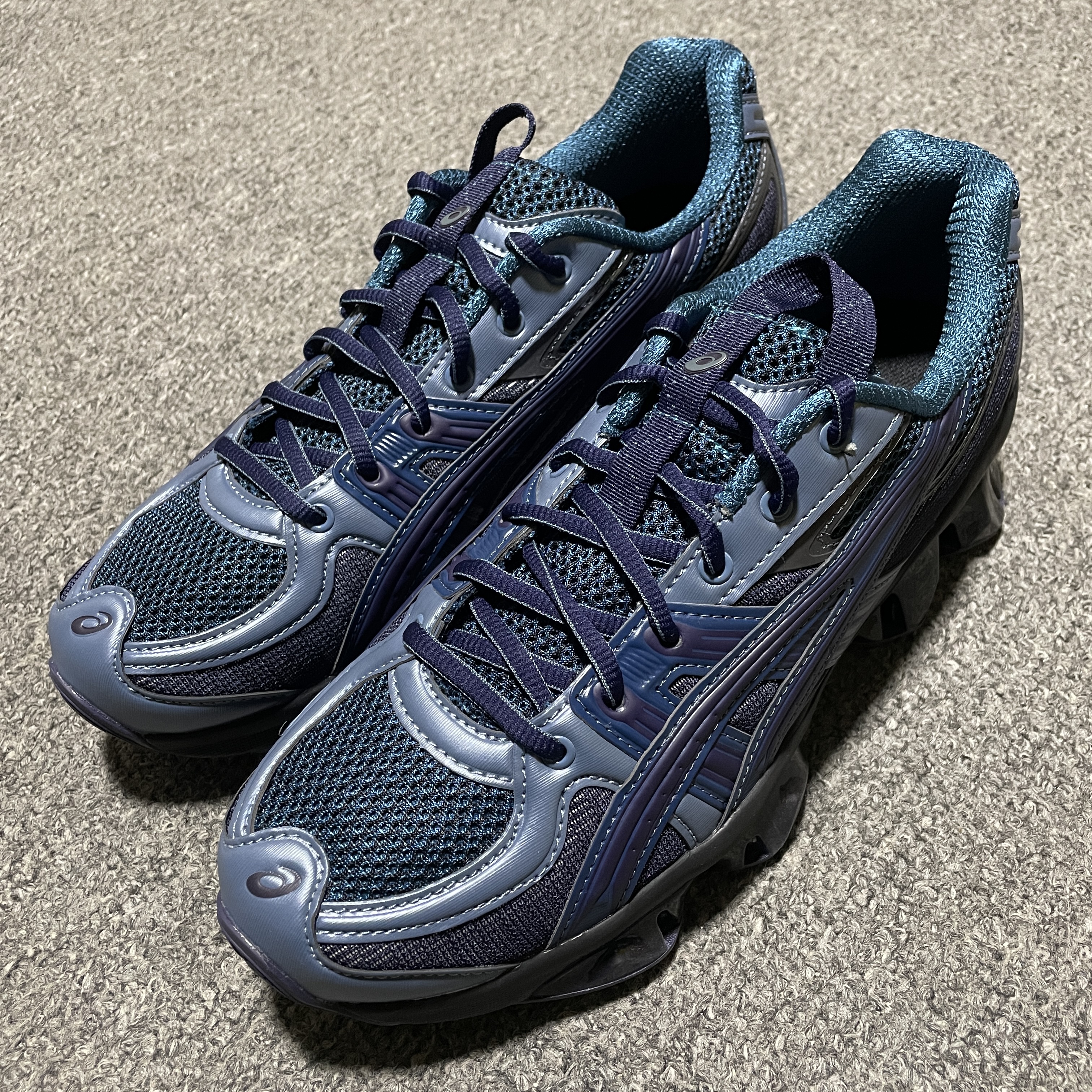 Asics U55-S Gel-Quantum Kinetic スニーカー Asics - LIGHT INDIGO AND PEACOAT U55-S GEL-QUANTUM KINETIC