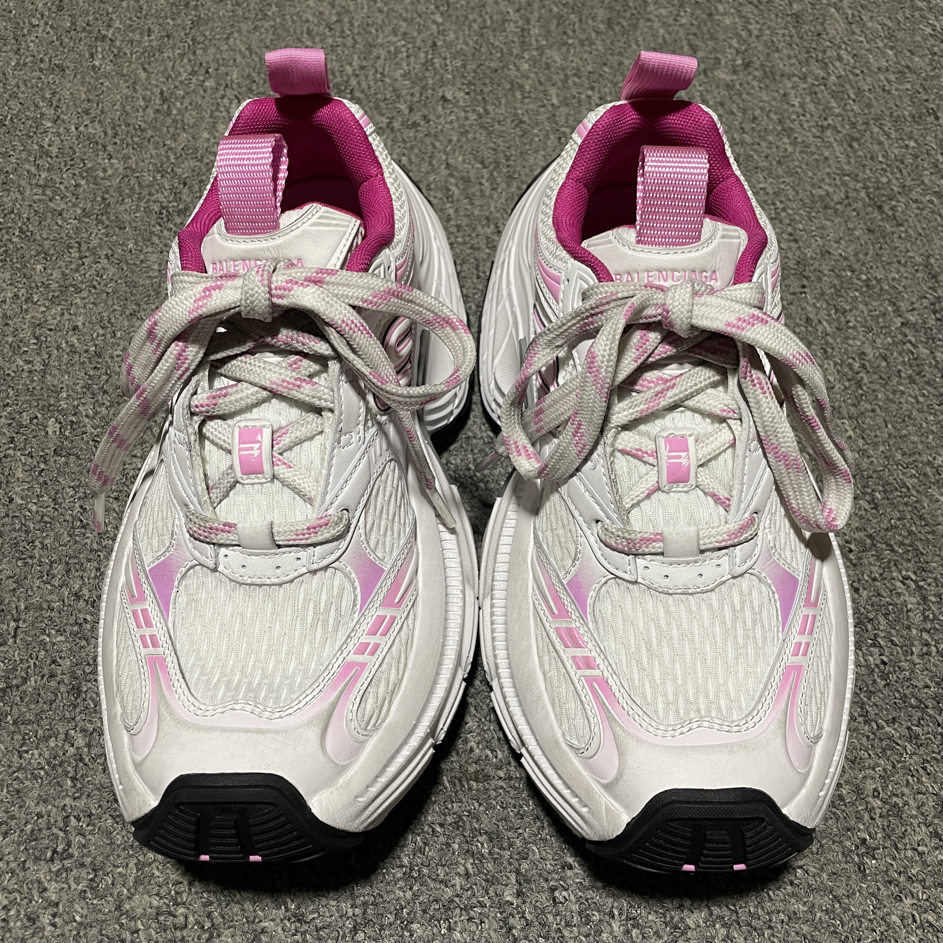 BALENCIAGA 6xl Sneaker in White/light Pink/grey/black（815853W2MV29511）