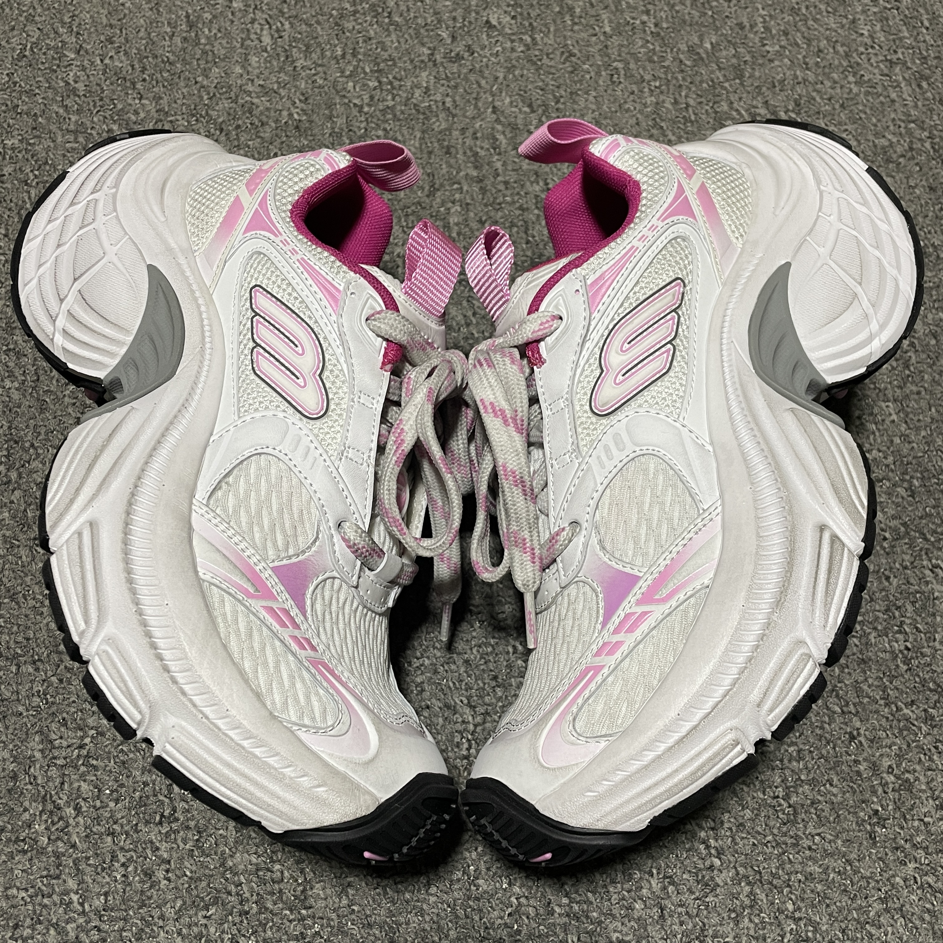 BALENCIAGA 6xl Sneaker in White/light Pink/grey/black（815853W2MV29511）