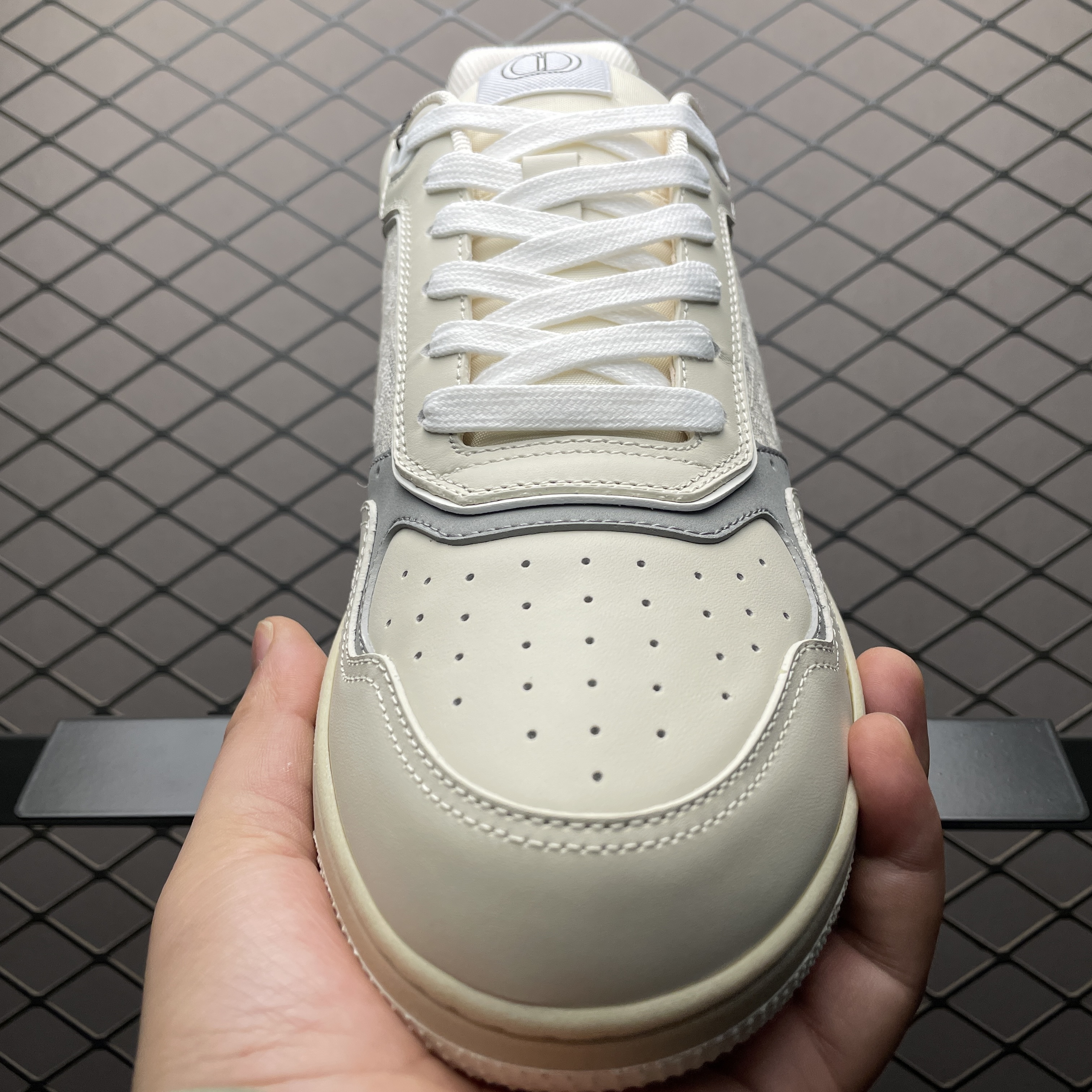 Dior B27 Low Top Sneaker Dior Oblique jacquard "White"（3SN272ZIR_H068）