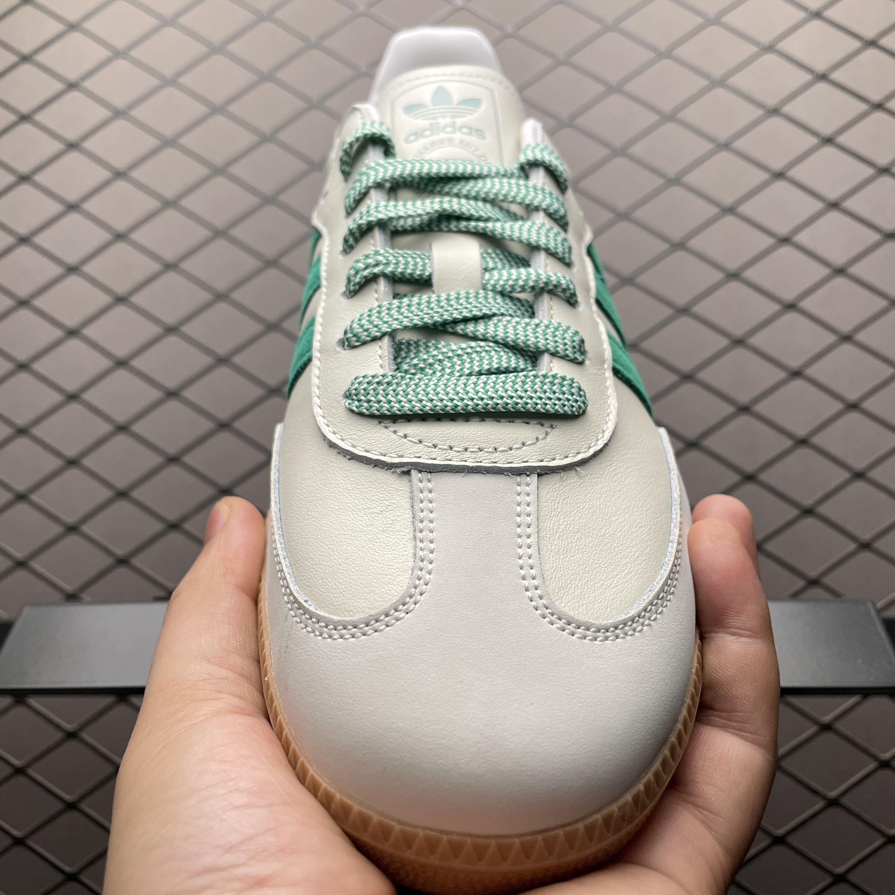 Adidas Originals WMNS SAMBA OG OWHITE/COUGRN/HAZGRN（JI3906）
