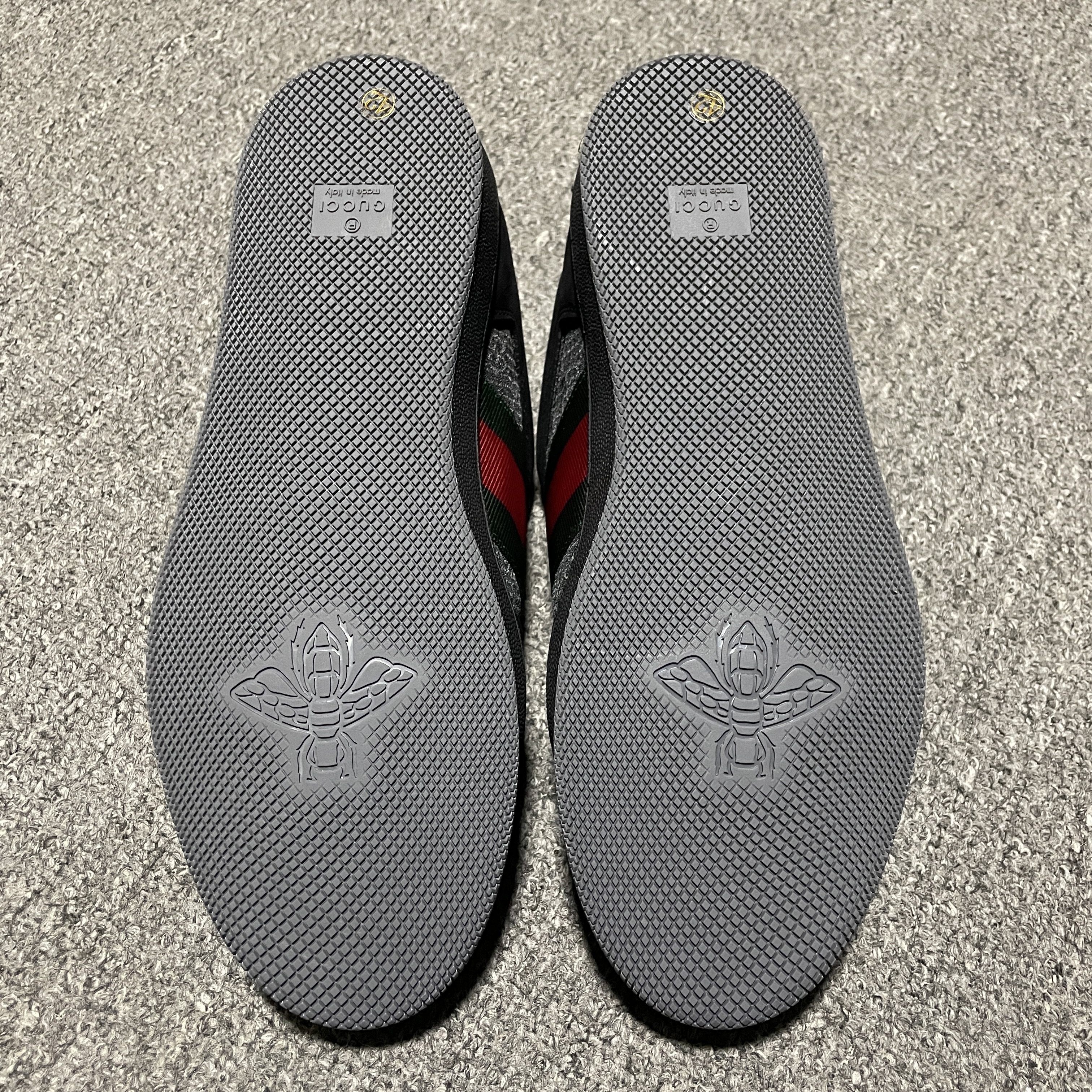 Gucci Men's GG Screener sneaker in black GG canvas（576223FAD941058）