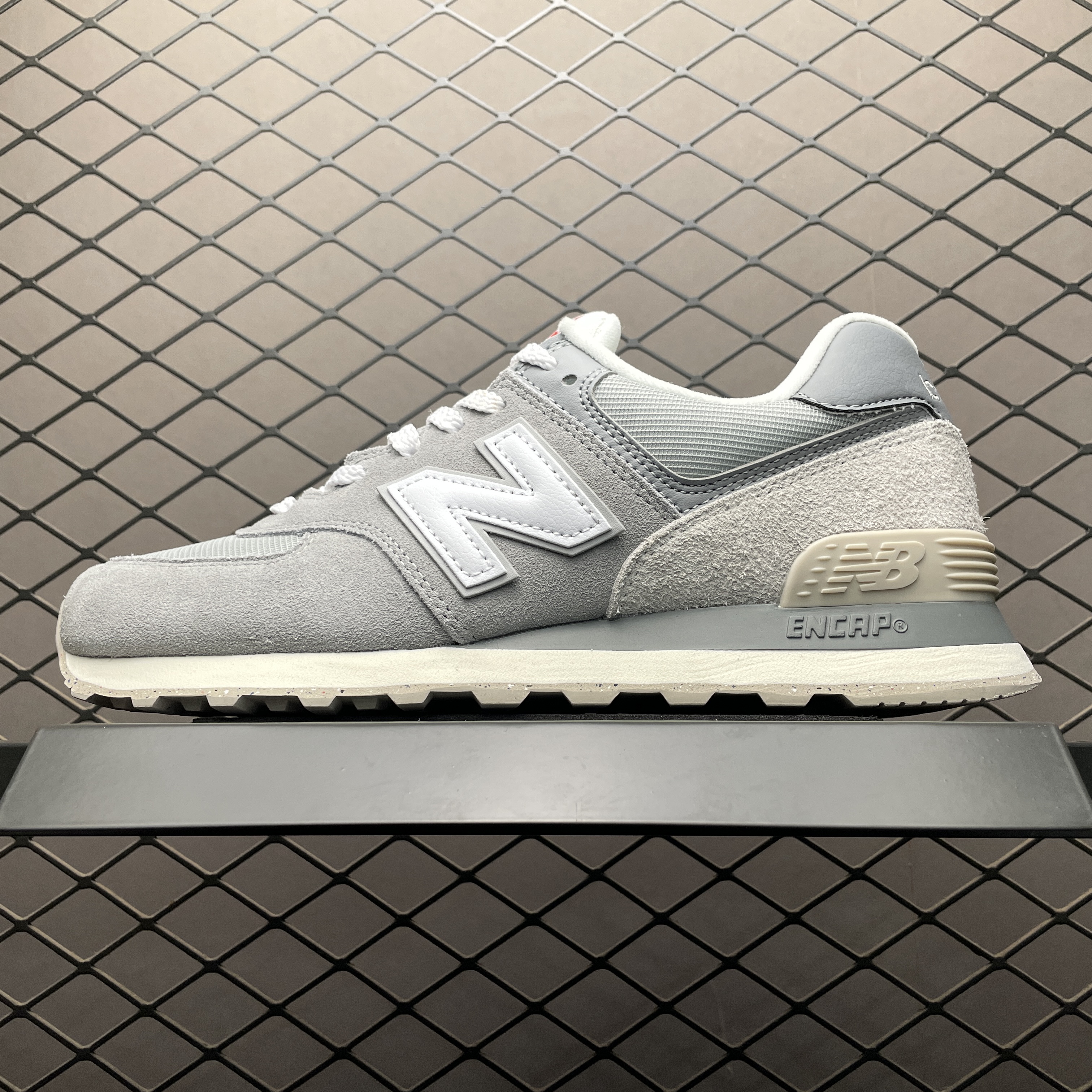 New Balance 574 Slate Grey White (U574BKR)