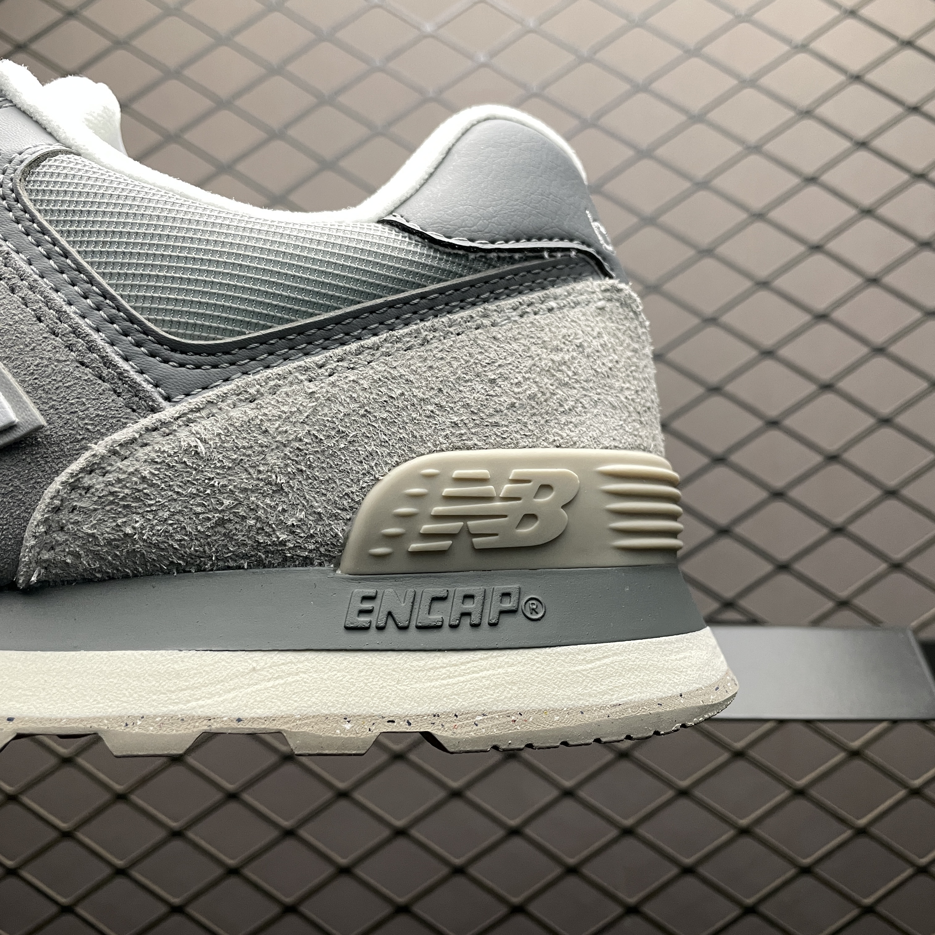 New Balance 574 Slate Grey White (U574BKR)