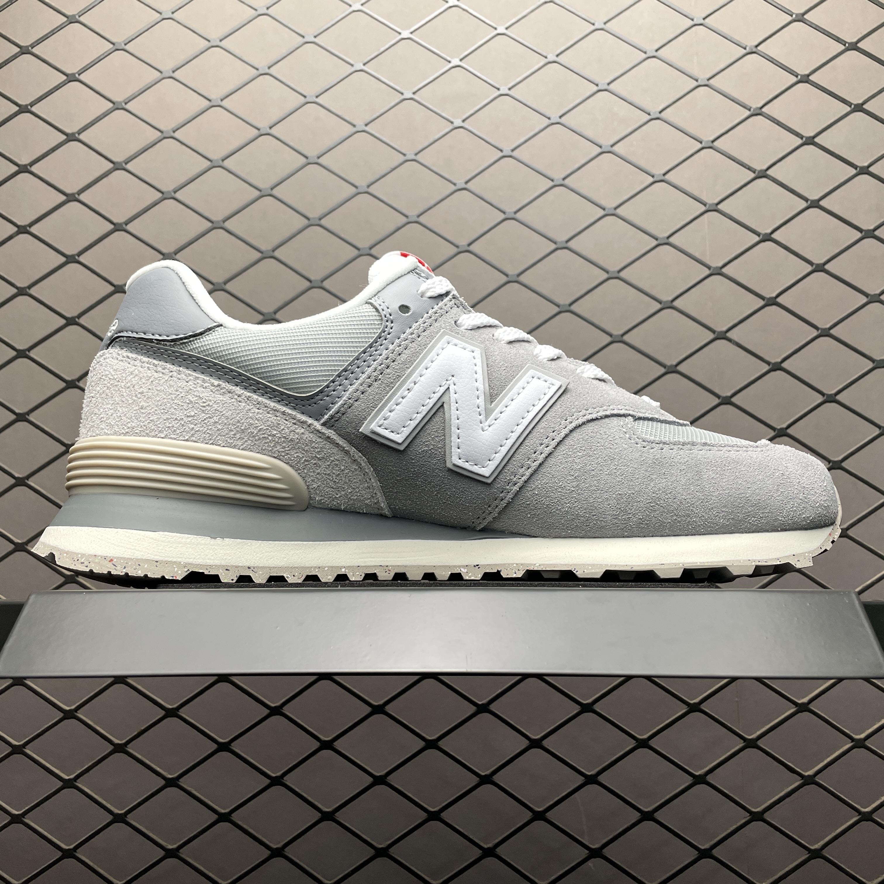 New Balance 574 Slate Grey White (U574BKR)