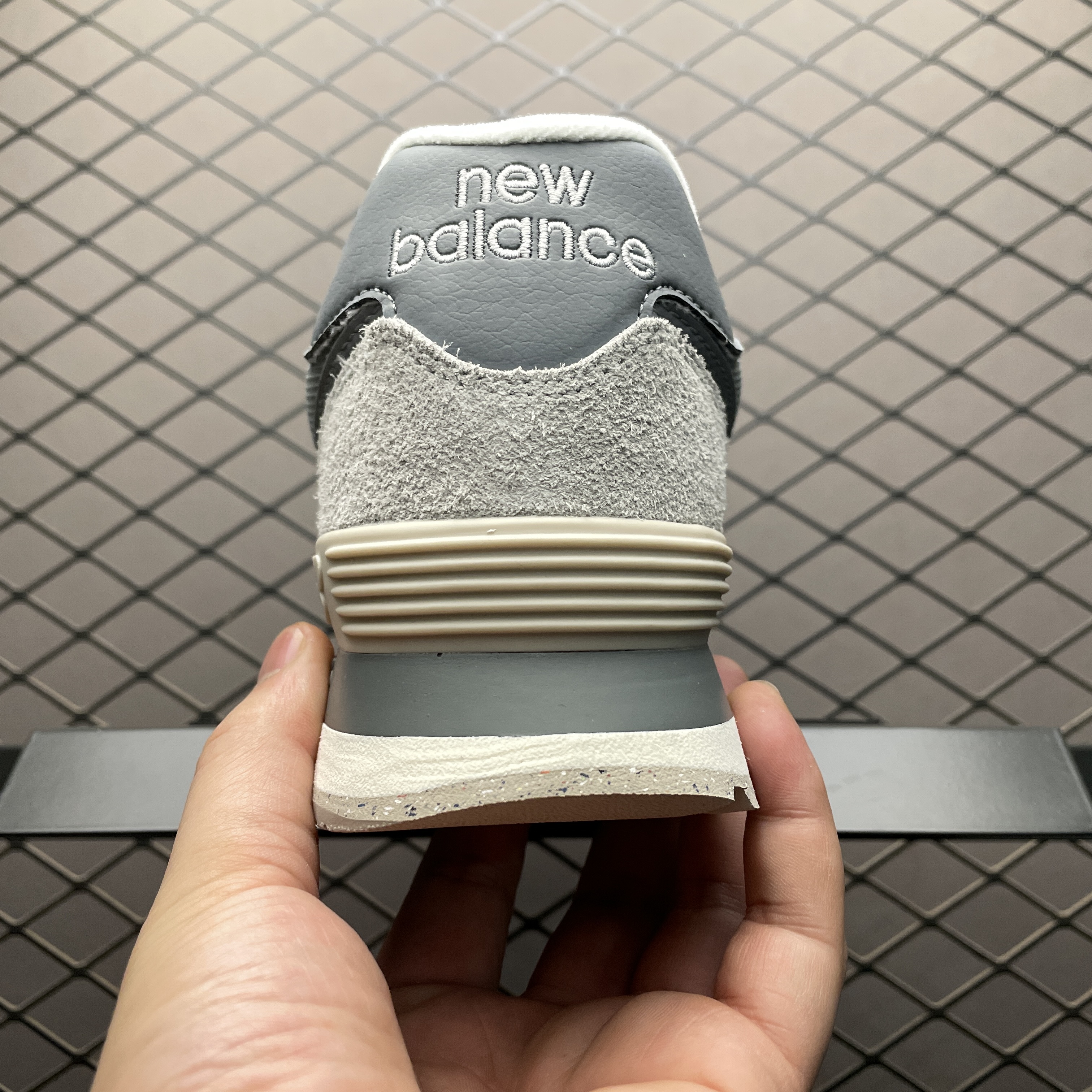 New Balance 574 Slate Grey White (U574BKR)