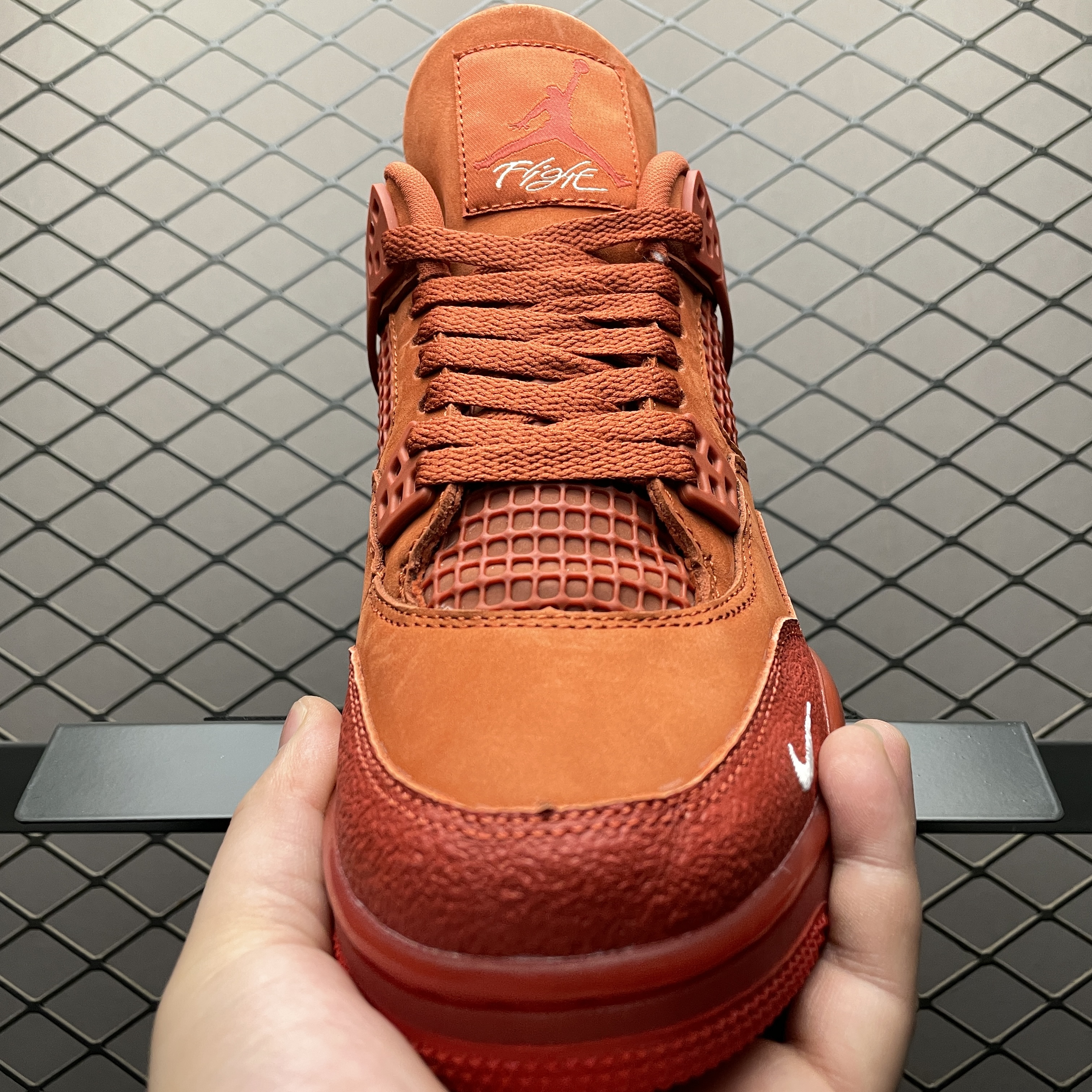 Nigel Sylvester × Nike Air Jordan 4 Retro OG "Brick By Brick"（HF4340-800）