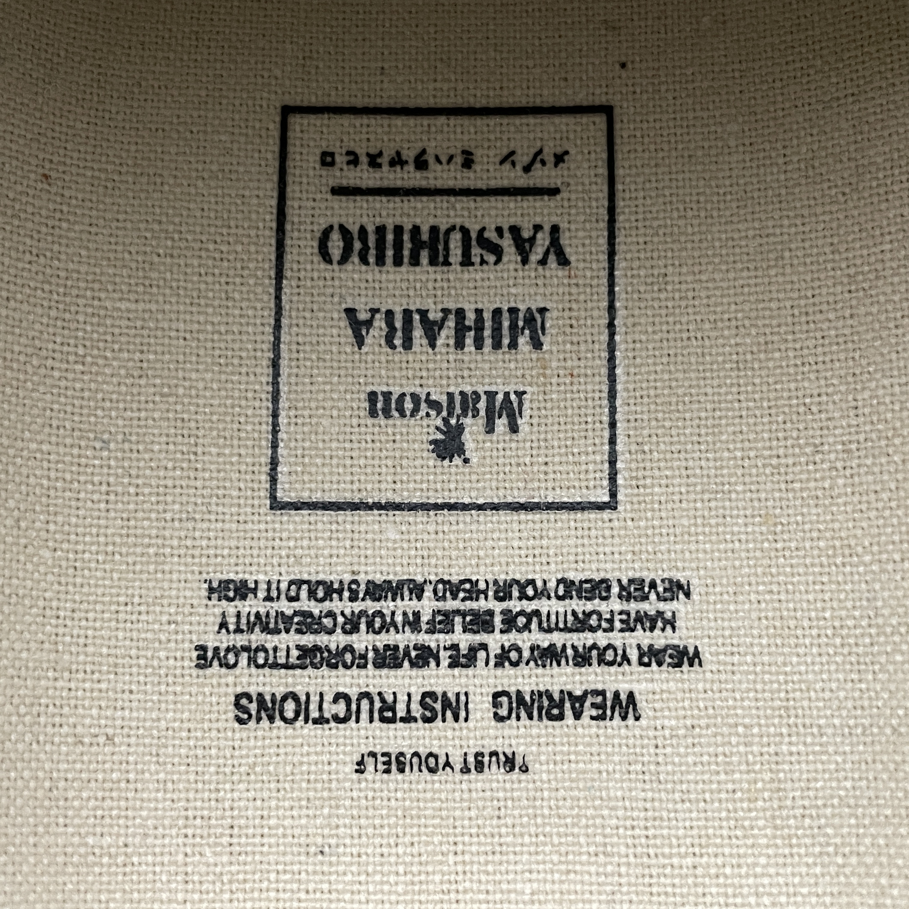 Maison MIHARA YASUHIRO PETERSON23 OG Sole Canvas Low-top Sneaker "Gray"(A11FW702)