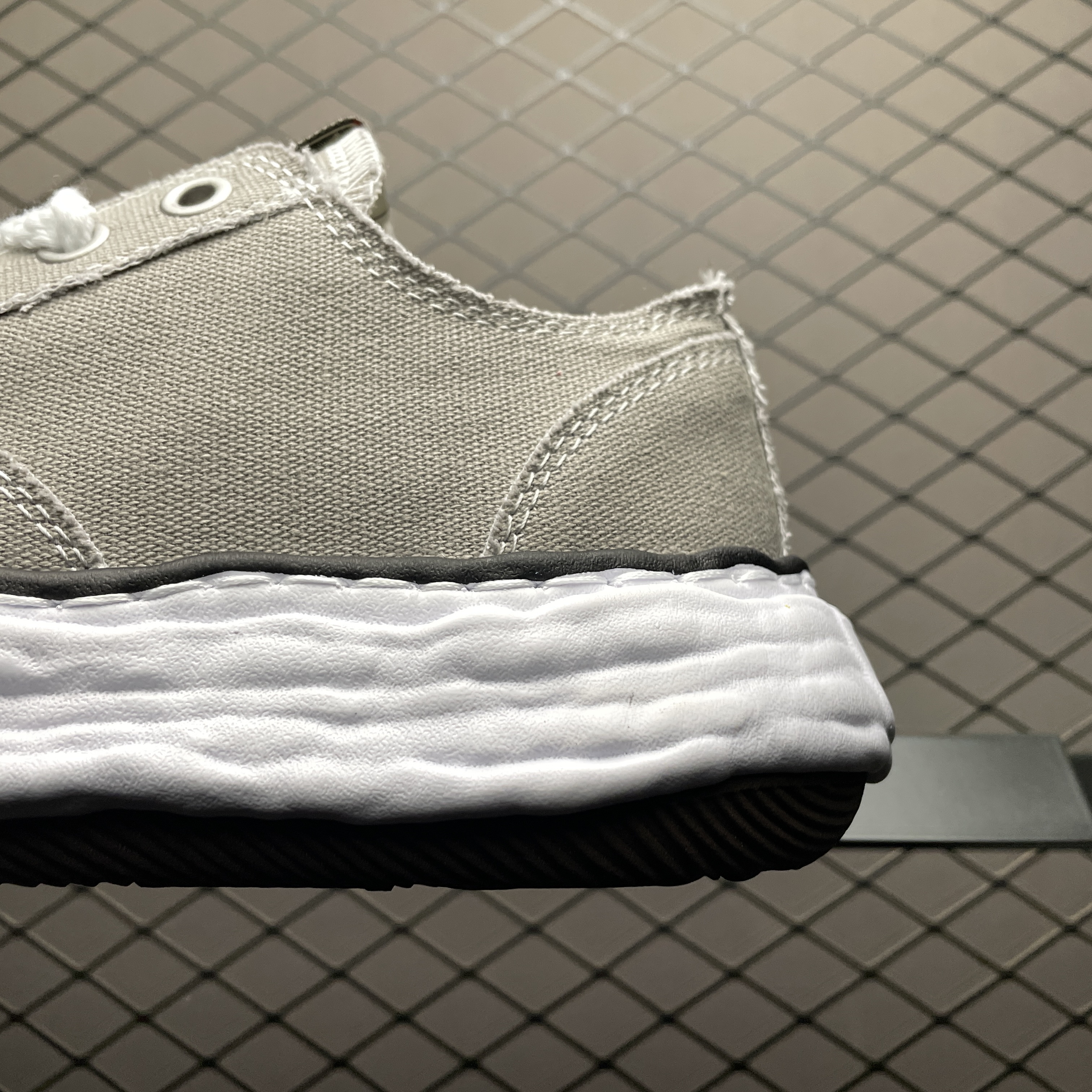 Maison MIHARA YASUHIRO PETERSON23 OG Sole Canvas Low-top Sneaker "Gray"(A11FW702)