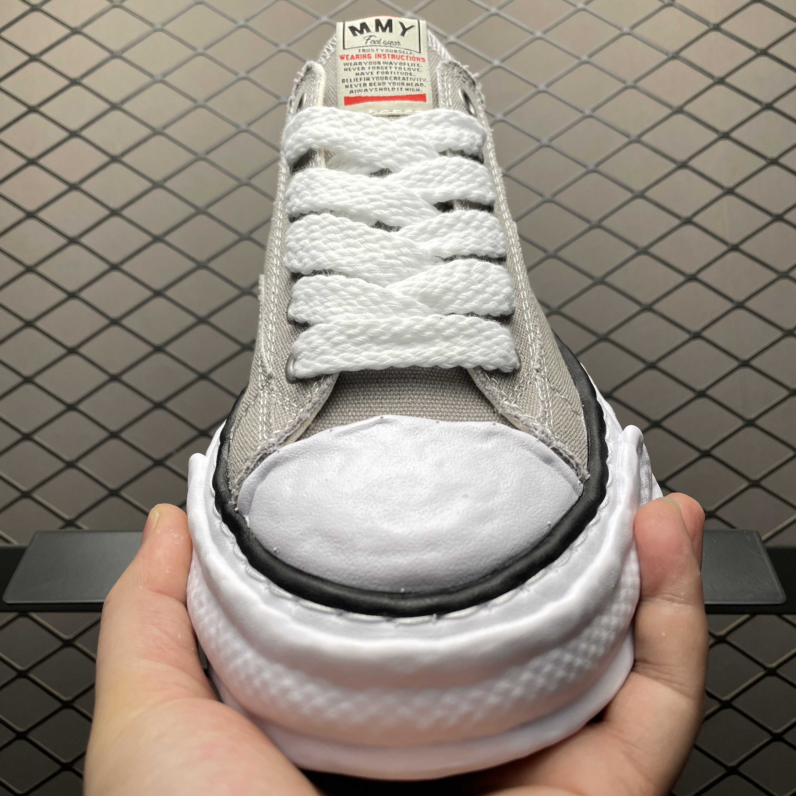 Maison MIHARA YASUHIRO PETERSON23 OG Sole Canvas Low-top Sneaker "Gray"(A11FW702)