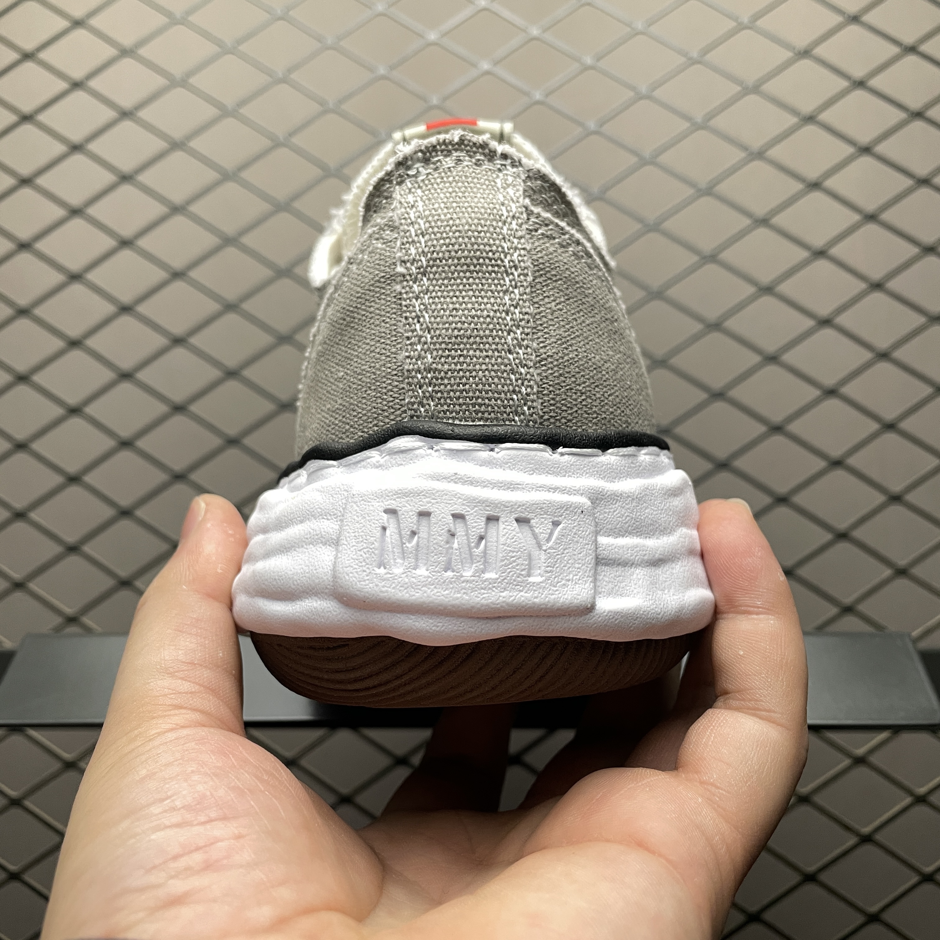 Maison MIHARA YASUHIRO PETERSON23 OG Sole Canvas Low-top Sneaker "Gray"(A11FW702)