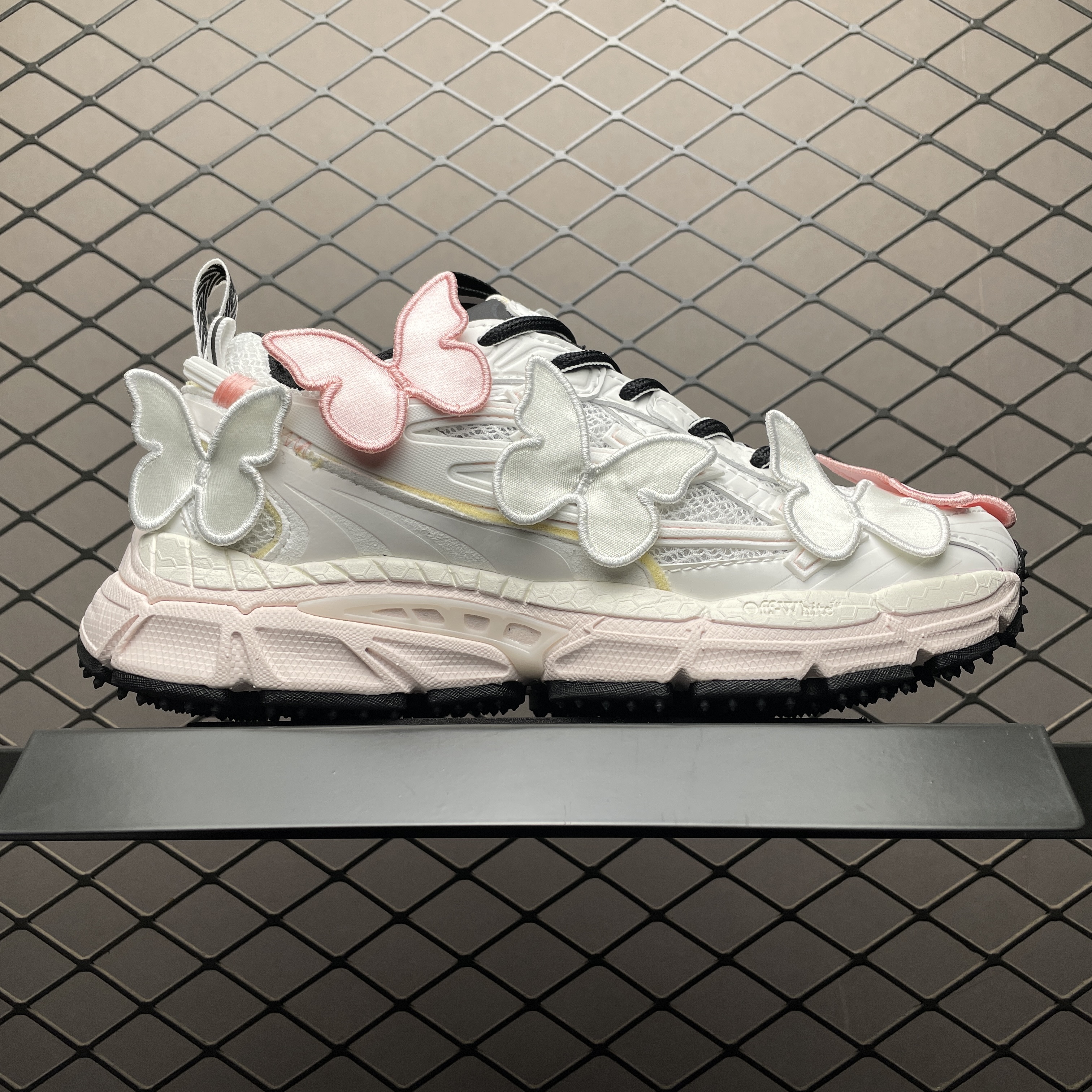 OFF-WHITE Be Right Back Pink White Butterflies (Women's) (OWIA289W24FAB0023001)