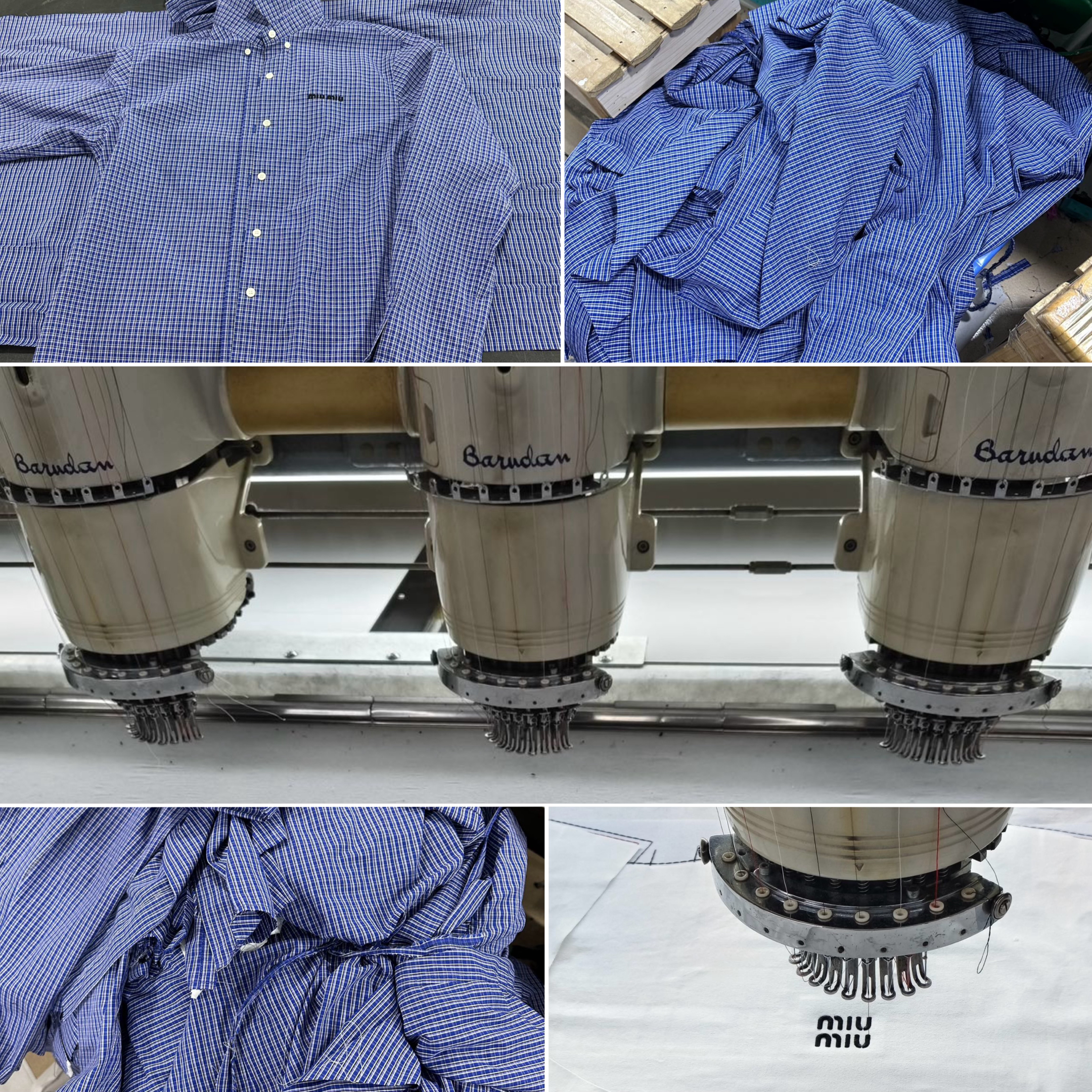 miumiu plaid shirt（MK1842-142K-F0013-S-OOO）