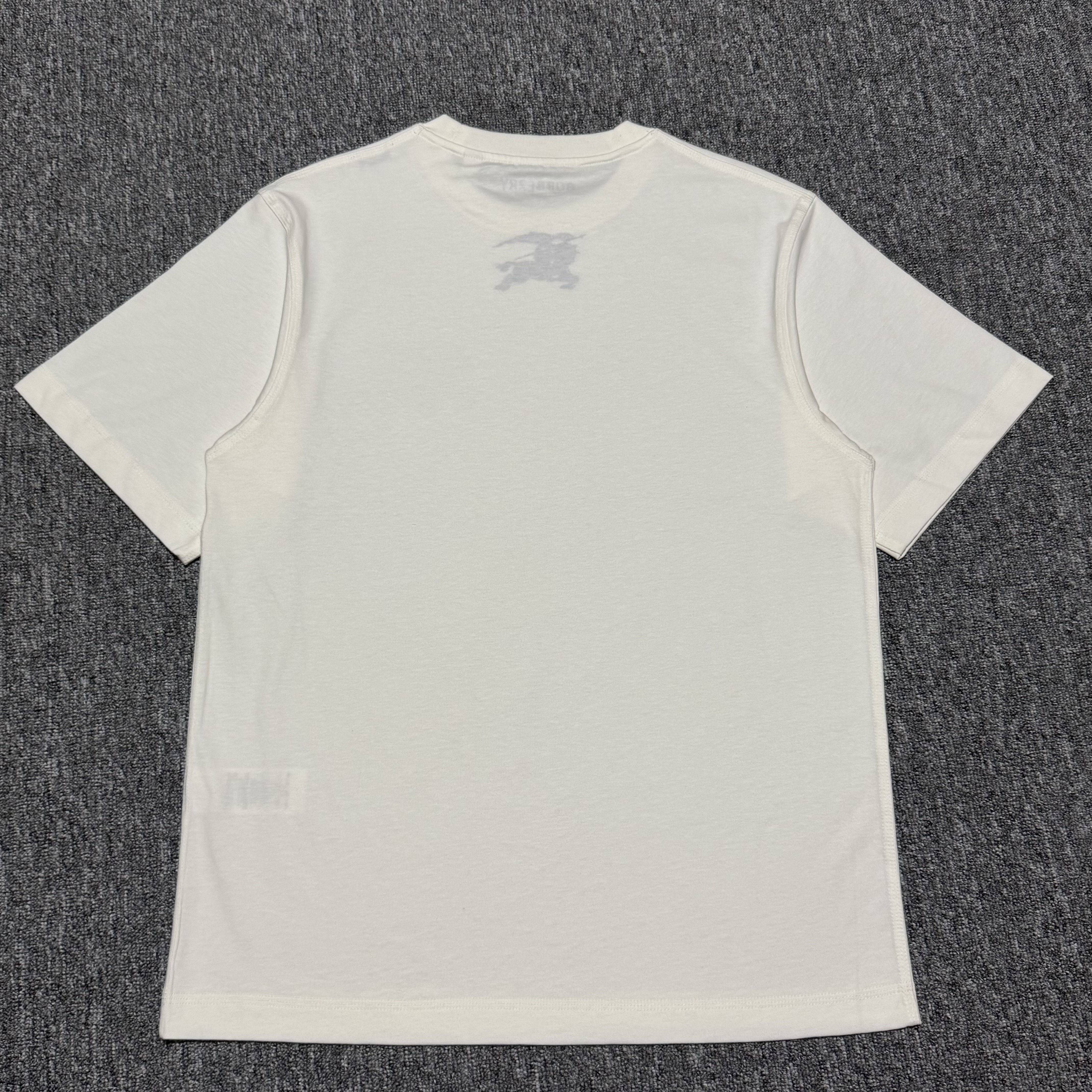 Burberry EKD Cotton T-shirt in Chalk（81067971）