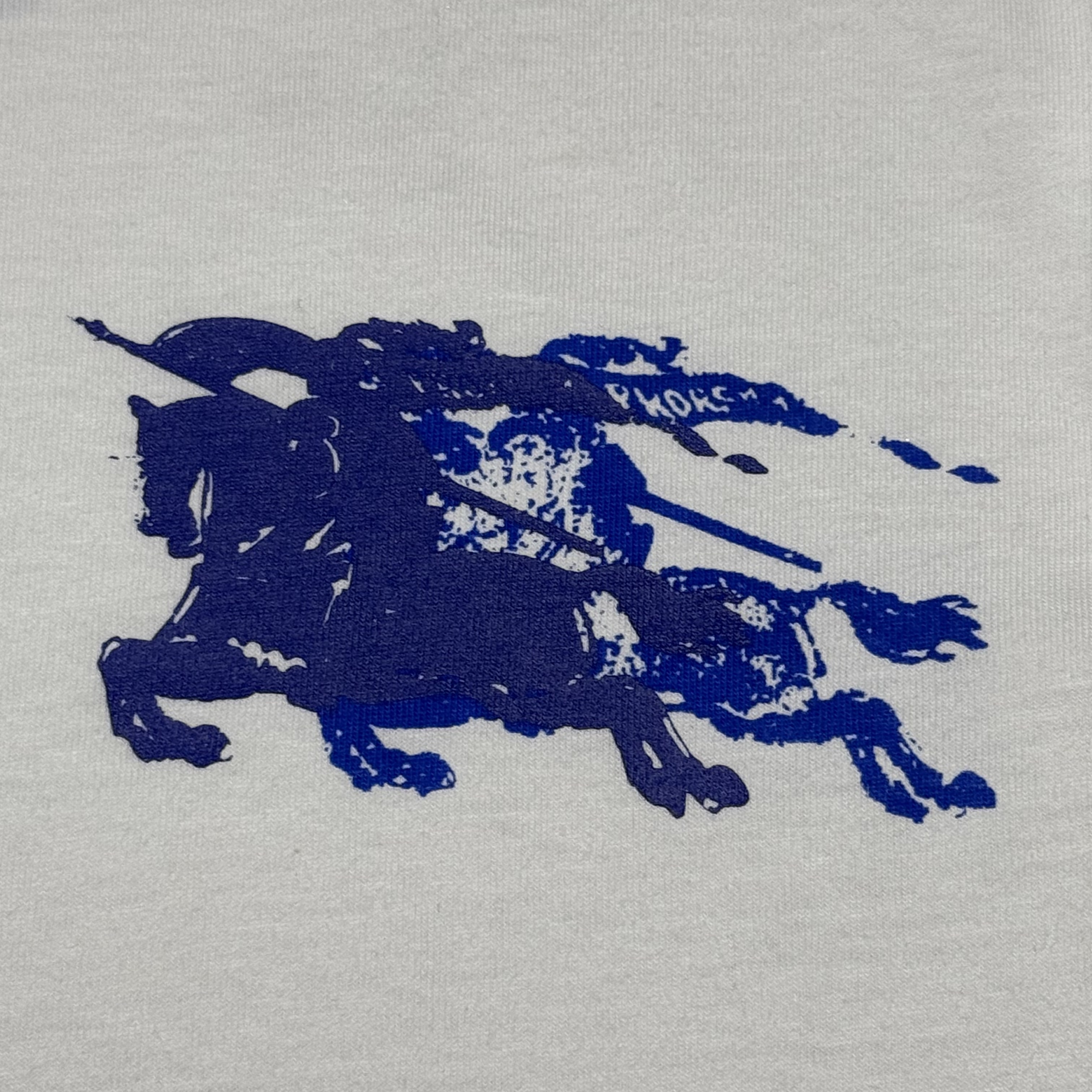 Burberry EKD Cotton T-shirt in Chalk（81067971）