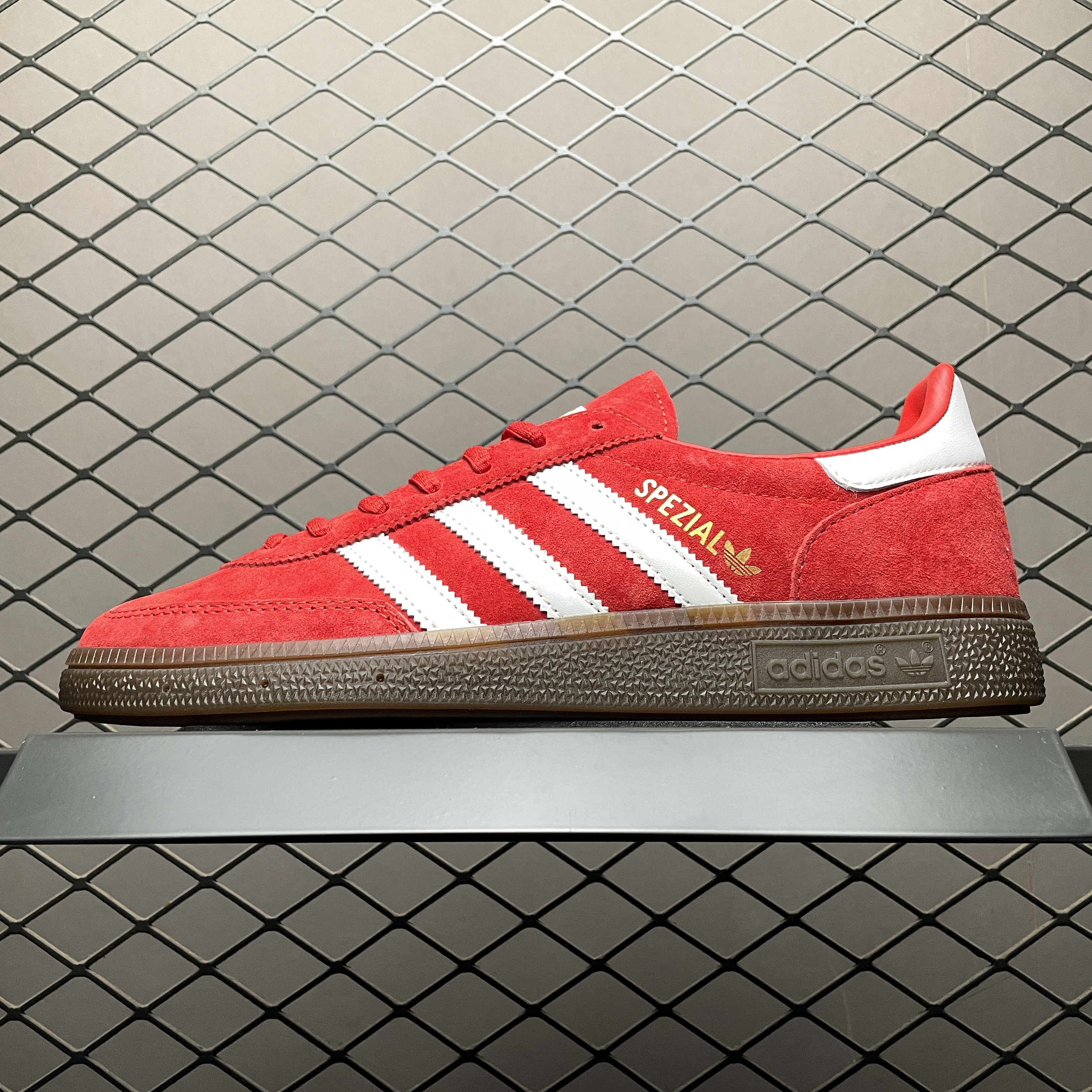 adidas Originals Handball Spezial "Scarlet/Footwear White/Gum"（FV1227）