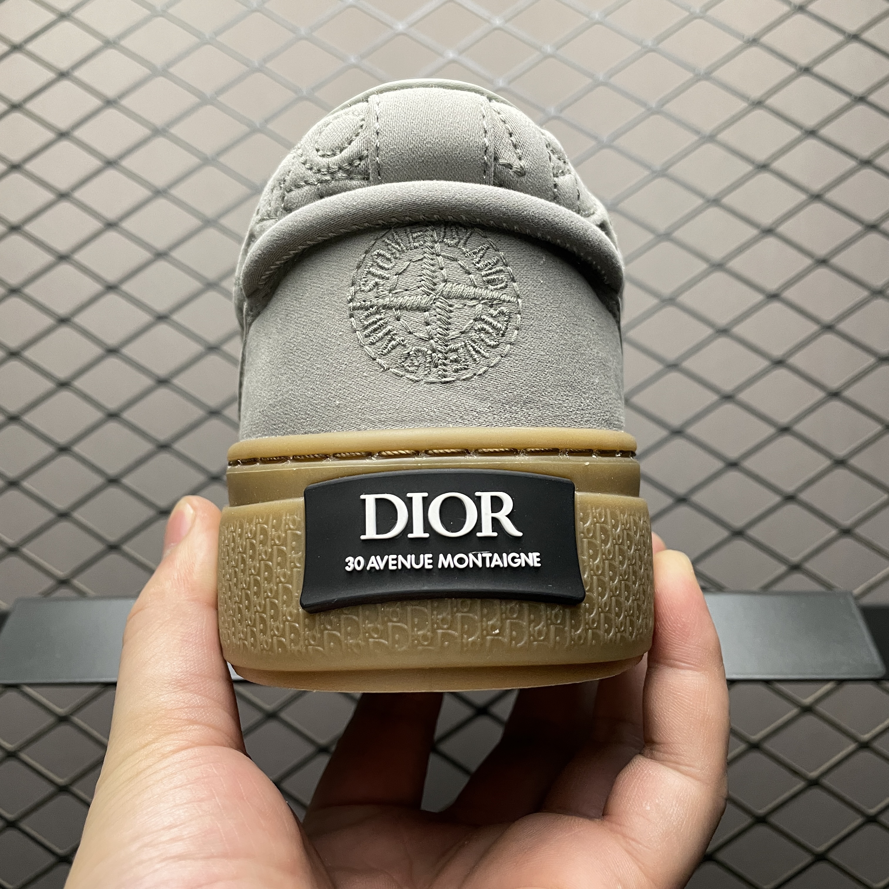 Dior x Stone Island B33 Sneaker Limited Edition "Gray"（3SN303ZAM_H812）