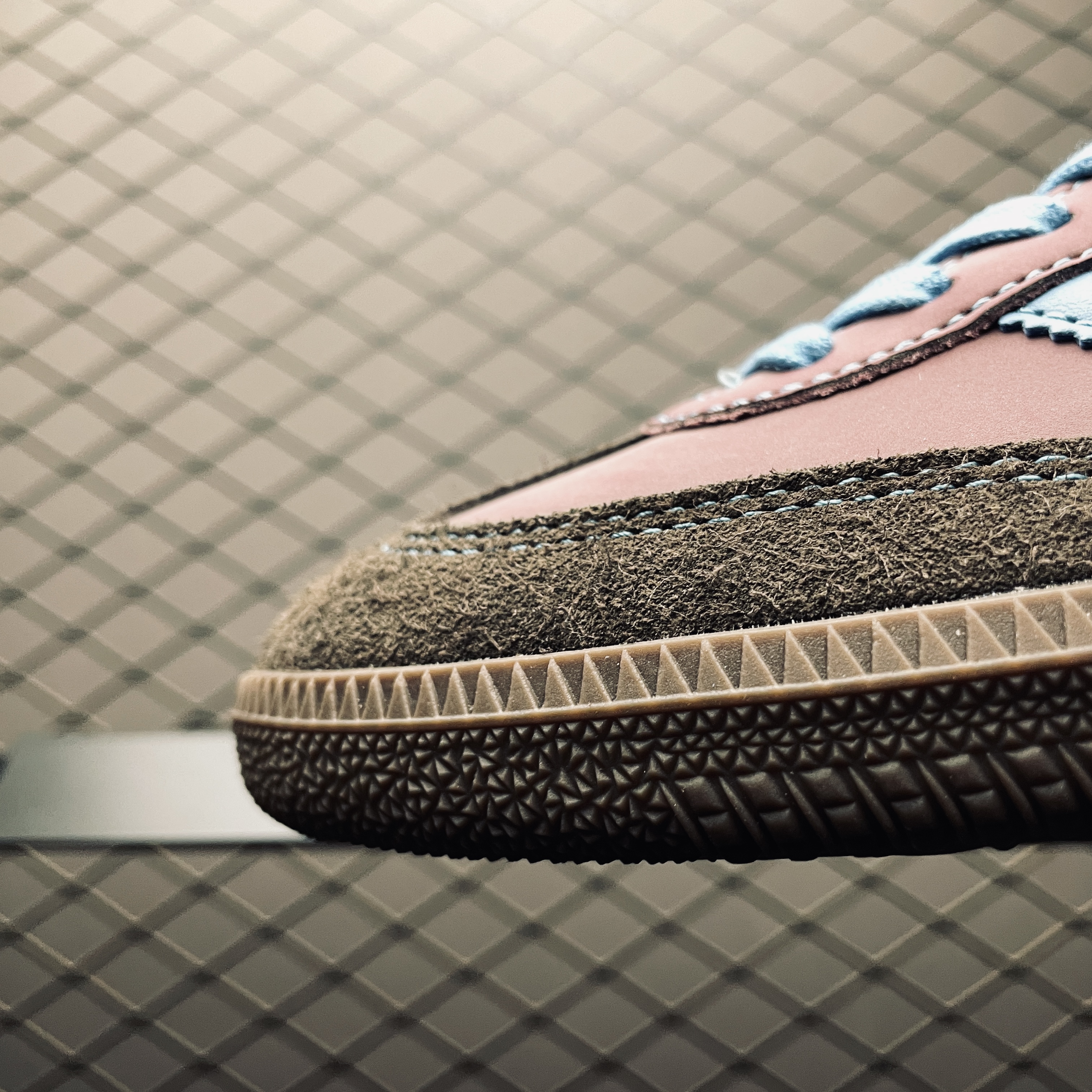 adidas Samba OG Shadow Brown Sky Rush（JI2733）