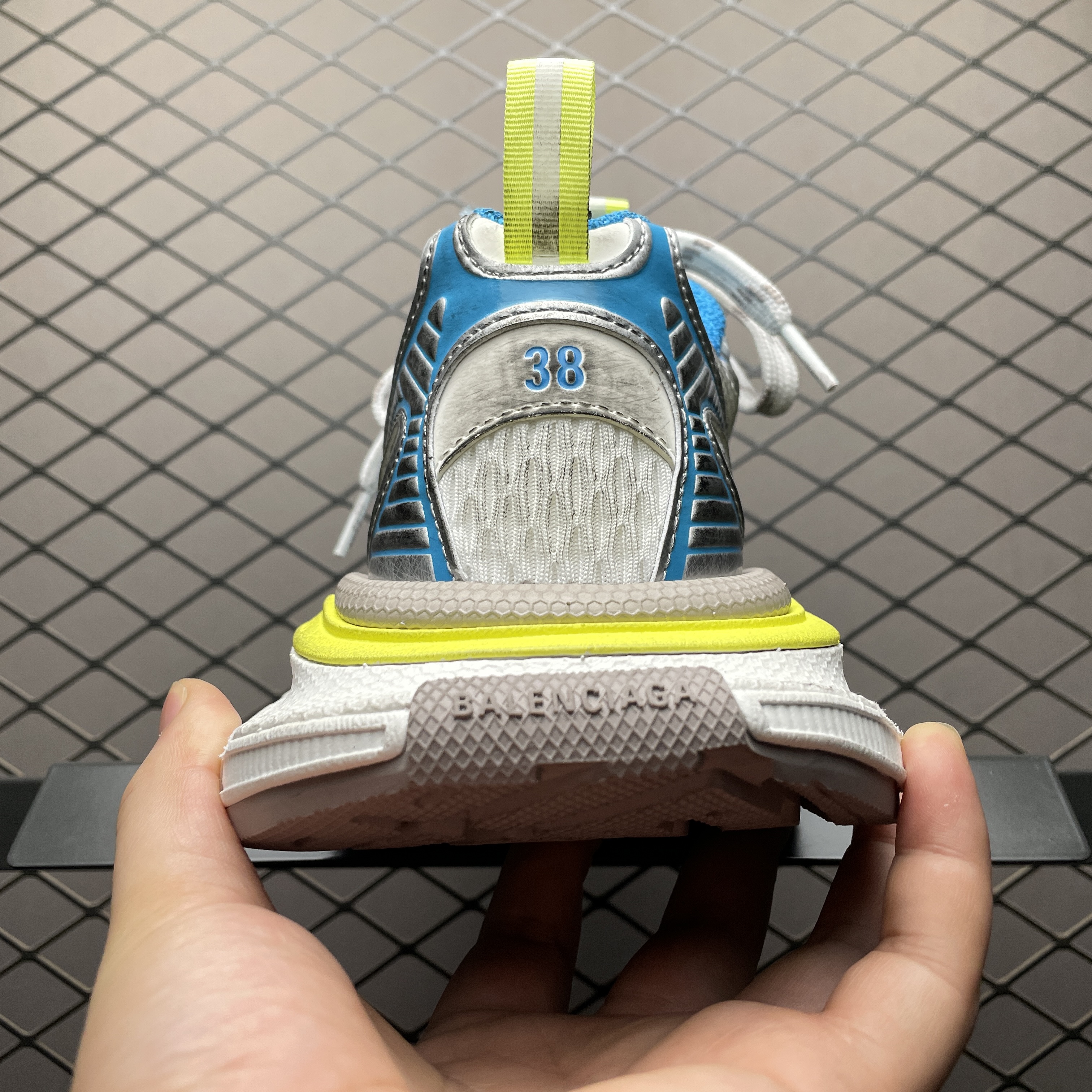 BALENCIAGA Men's 3xl Toe Spray Sneakers（734734W3XTS9479）