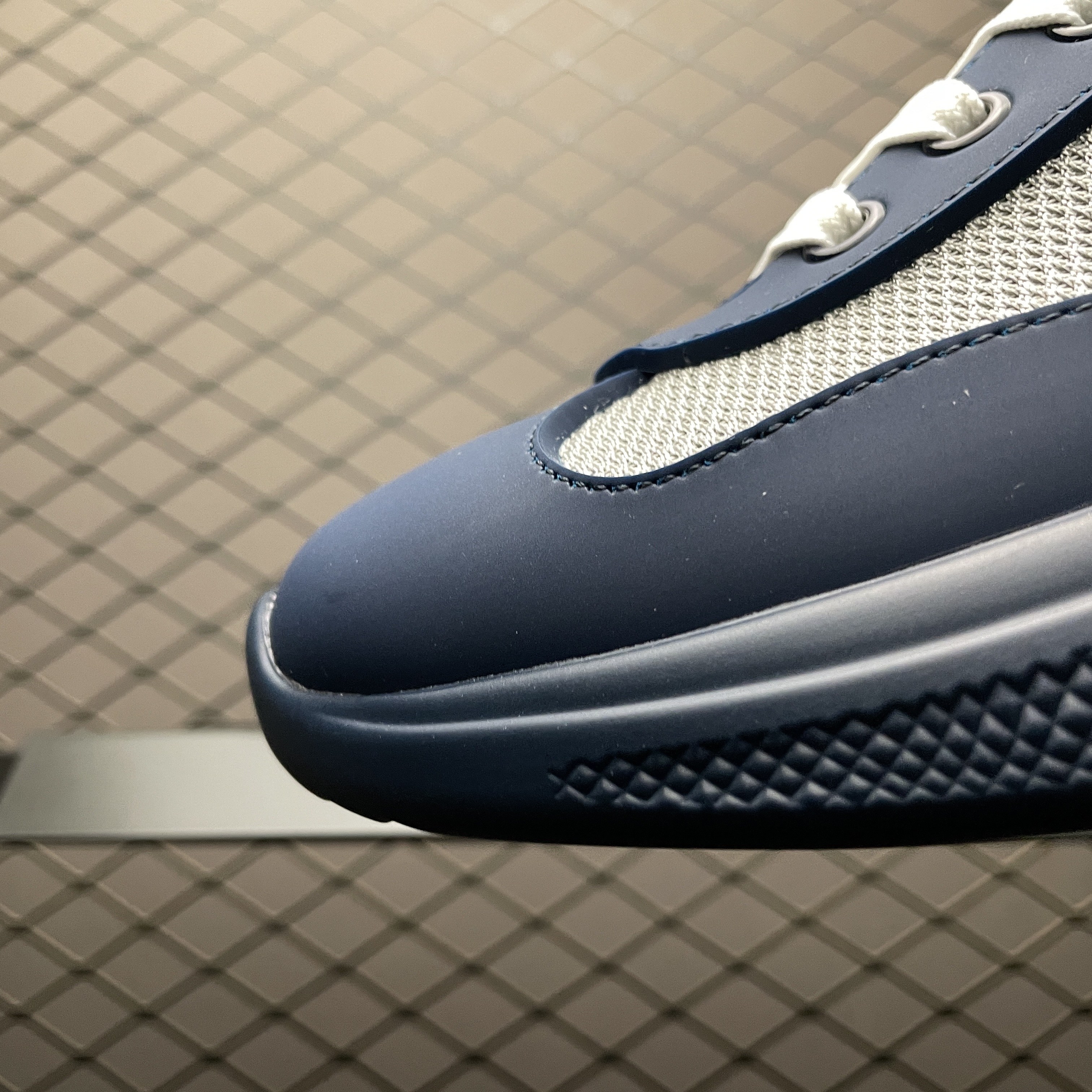 Prada America's Cup Soft rubber and bike fabric sneakers（4E6500_3LLJ_F0V41_F_025）