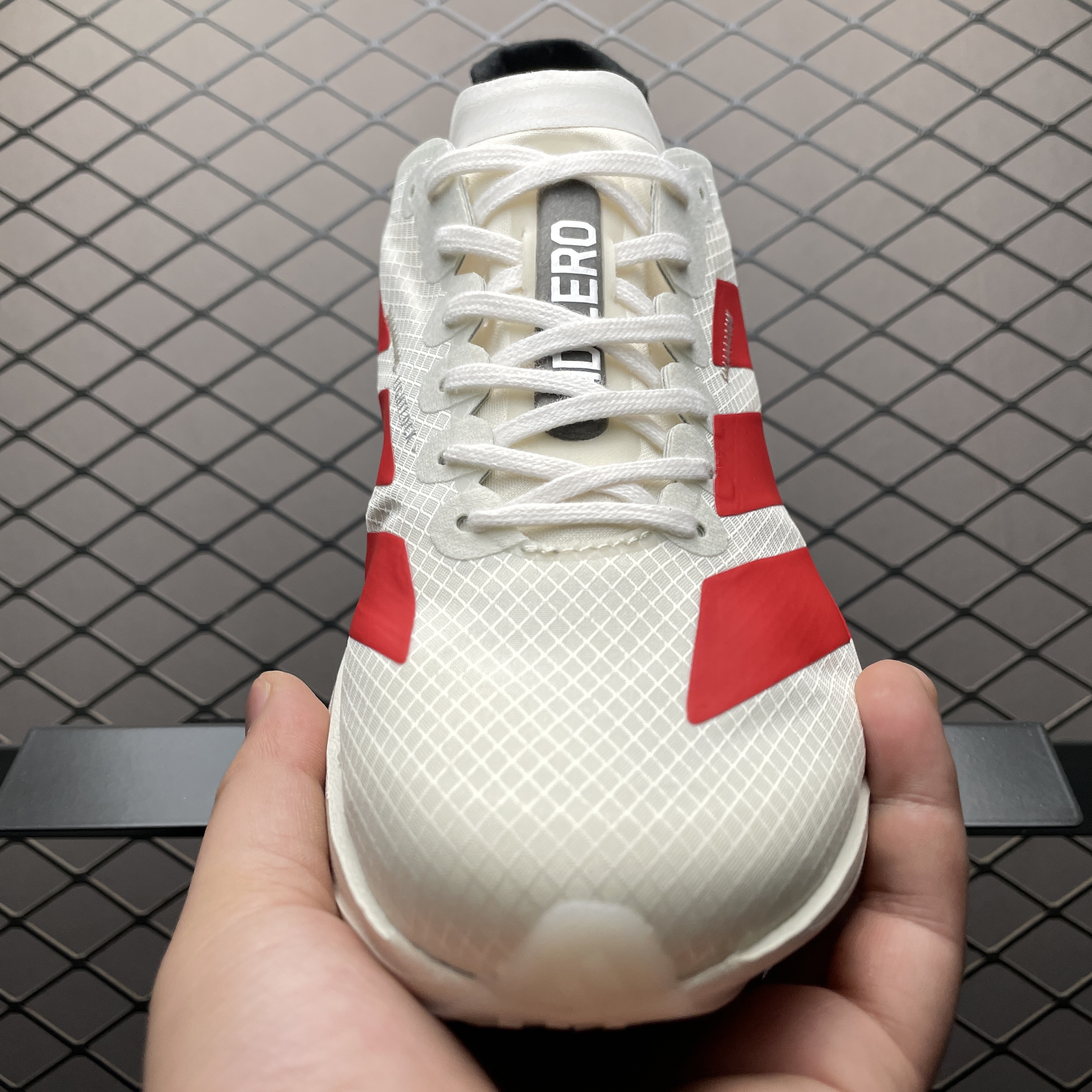 adidas Adizero Adios Pro 4 Off White Better Scarlet（JR6363）