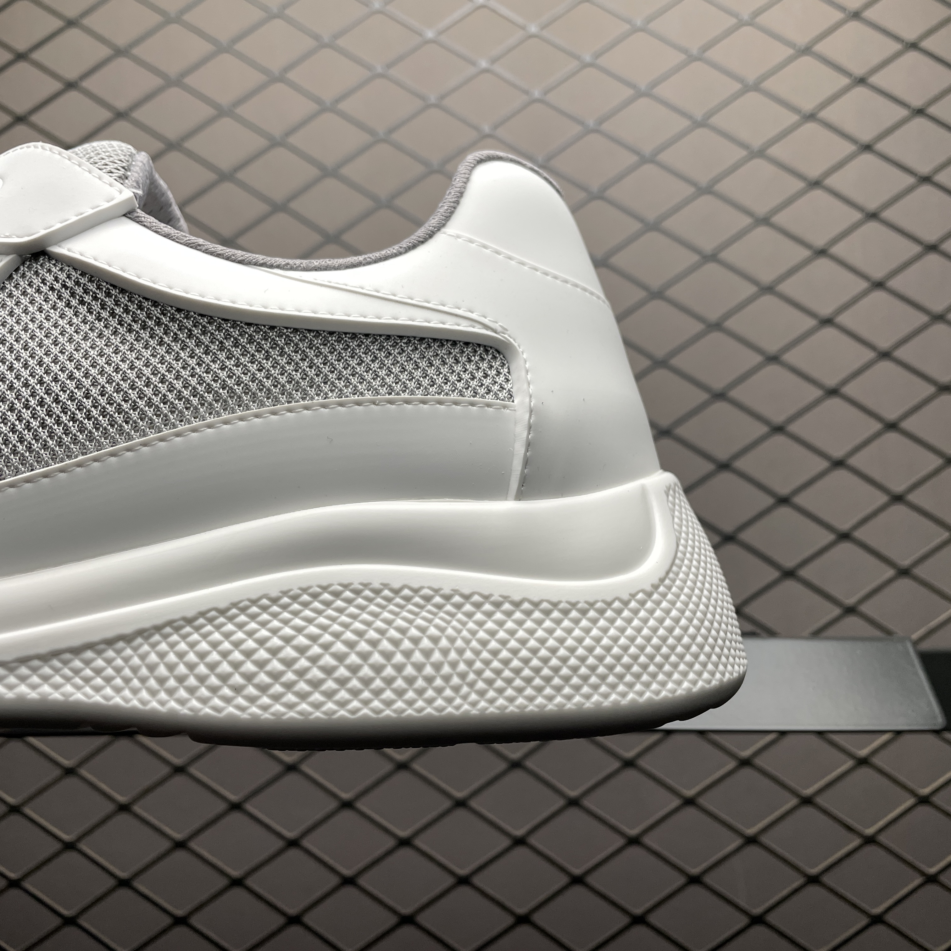 Prada America's Cup Soft rubber and bike fabric sneakers