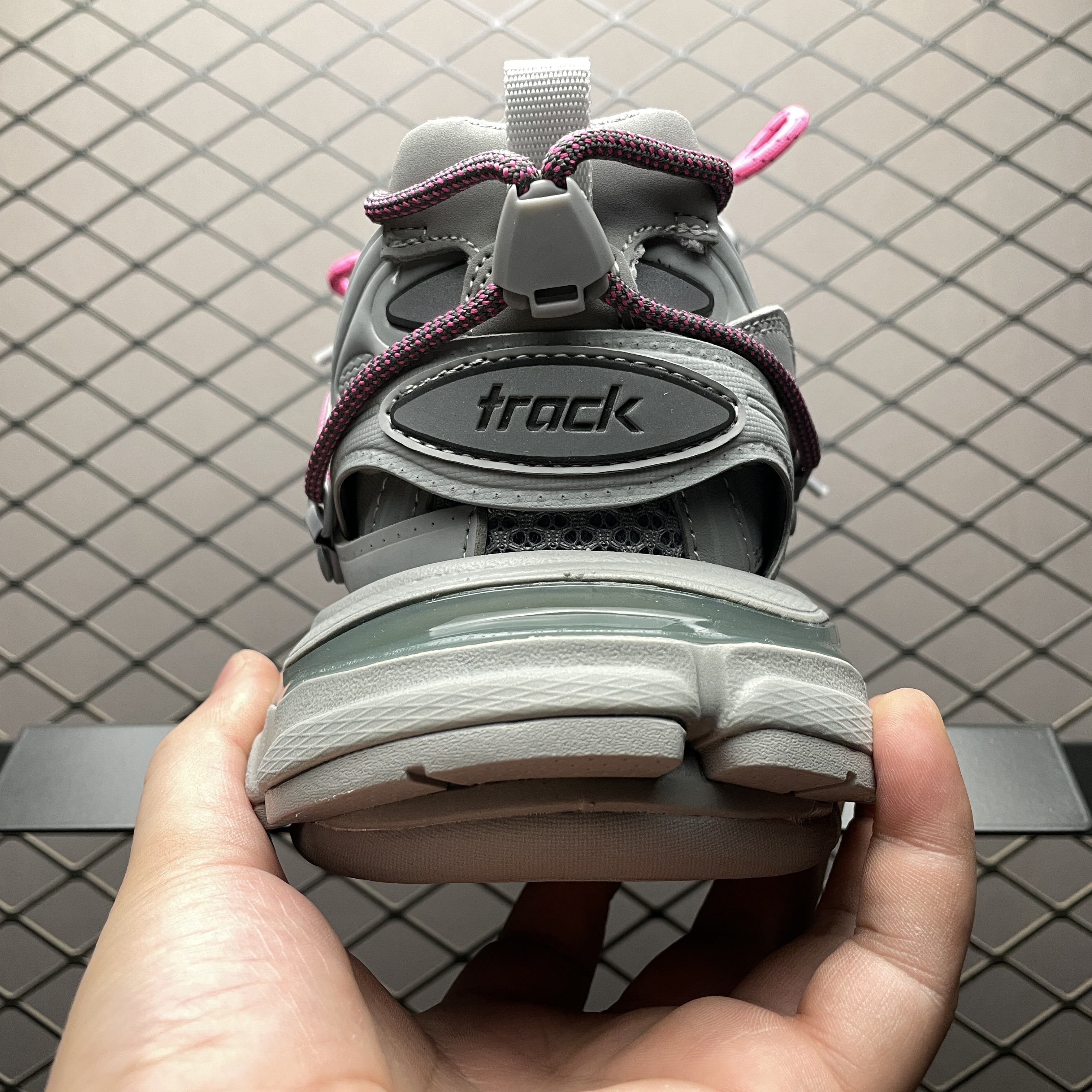 Balenciaga Track Trail Laces Wmns Grey / Pink（800590WTRHK1013）